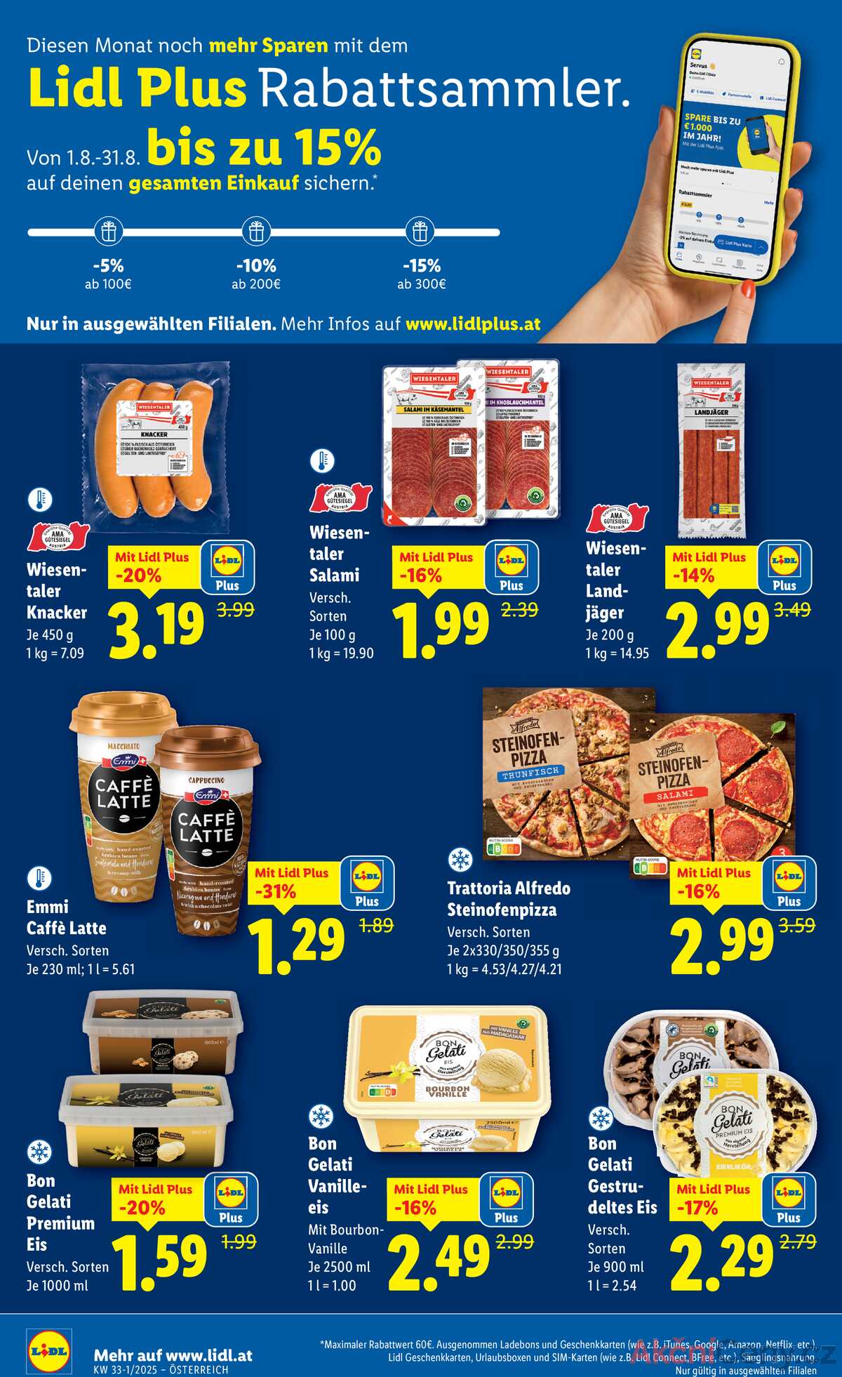 Leták Lidl Rakousko 7.8.-13.8.2025 strana 40