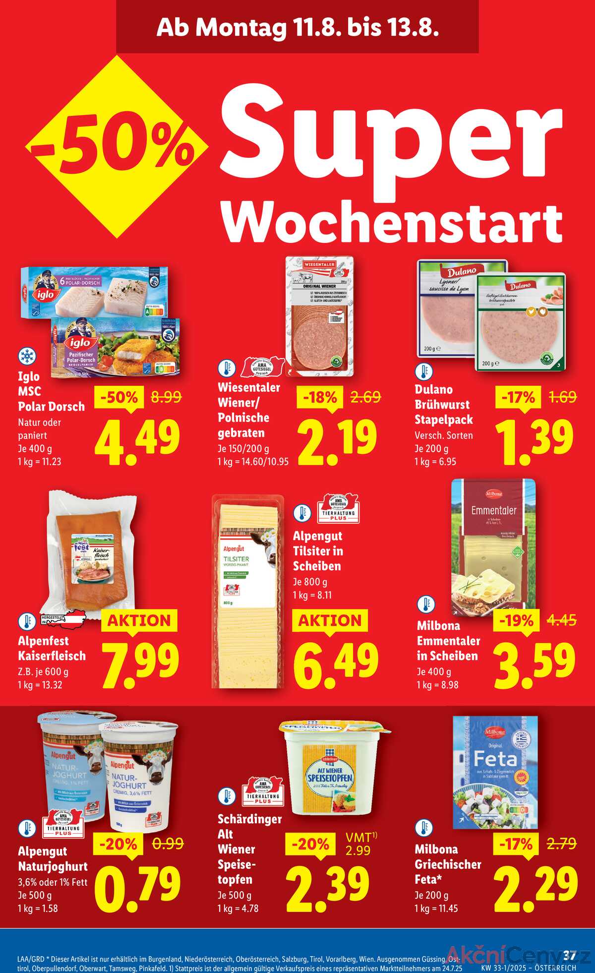 Leták Lidl Rakousko 7.8.-13.8.2025 strana 41
