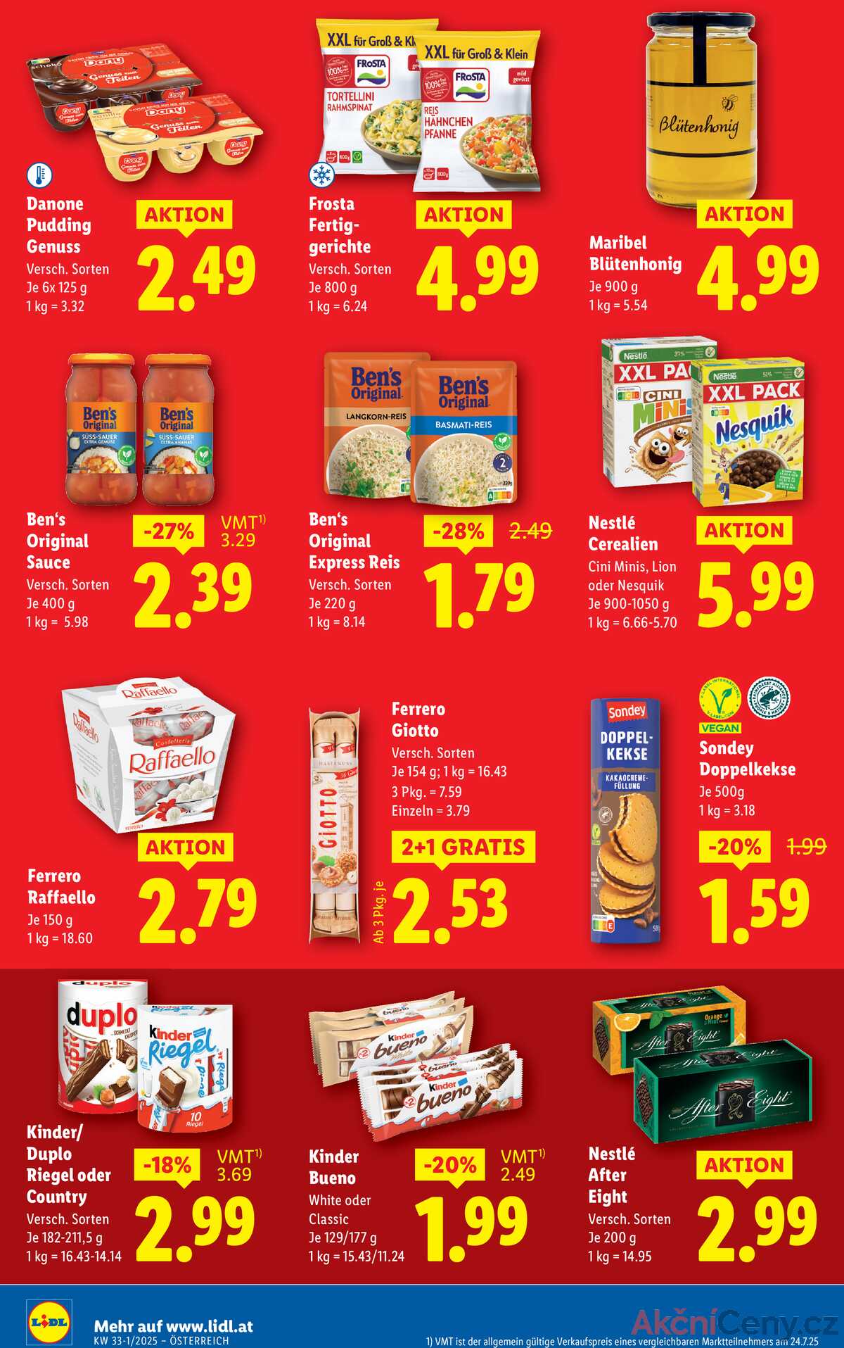Leták Lidl Rakousko 7.8.-13.8.2025 strana 42