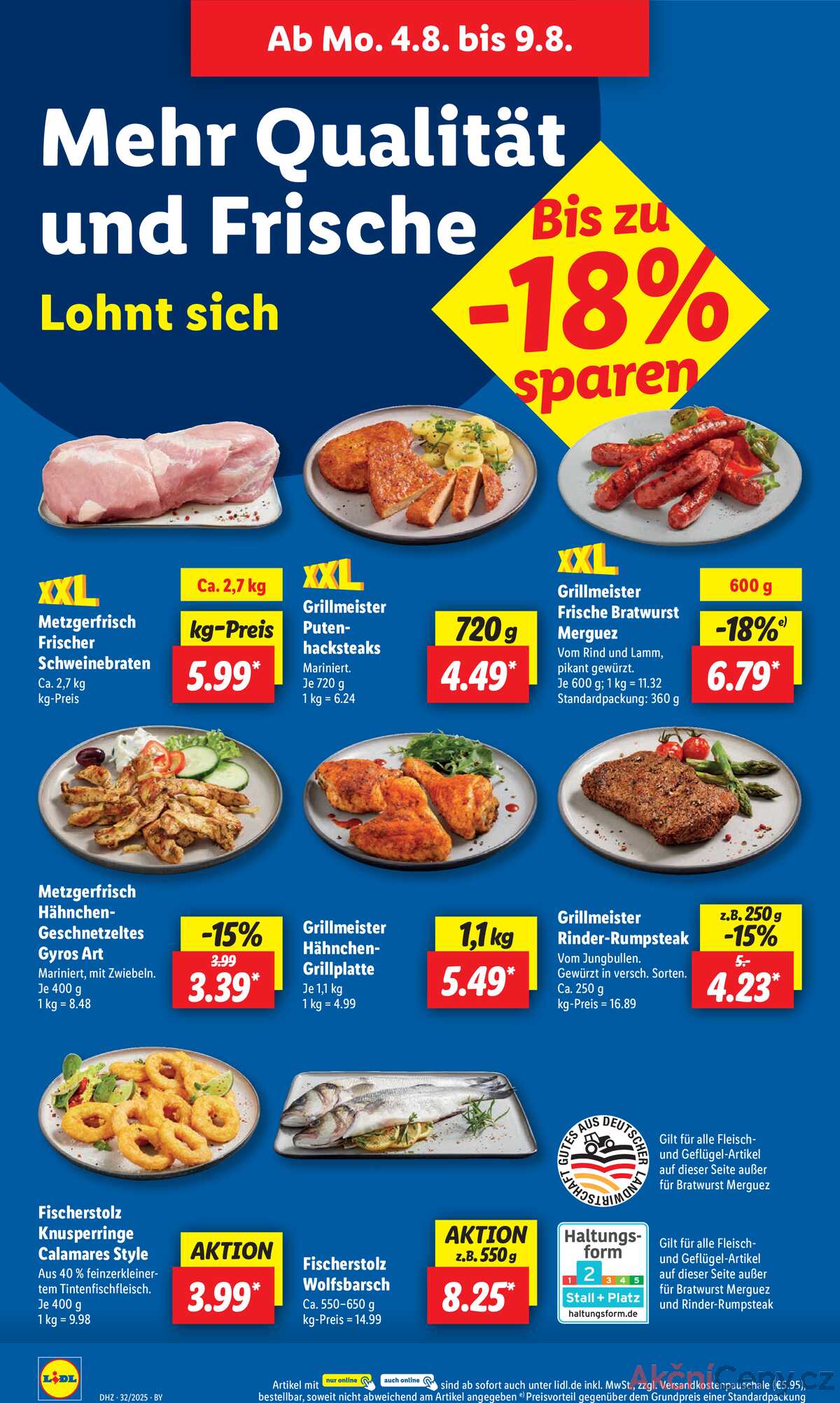 Leták Lidl Německo 4.8.-9.8.2025 strana 10