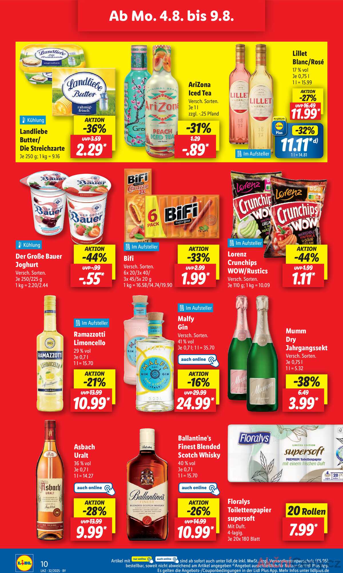 Leták Lidl Německo 4.8.-9.8.2025 strana 16