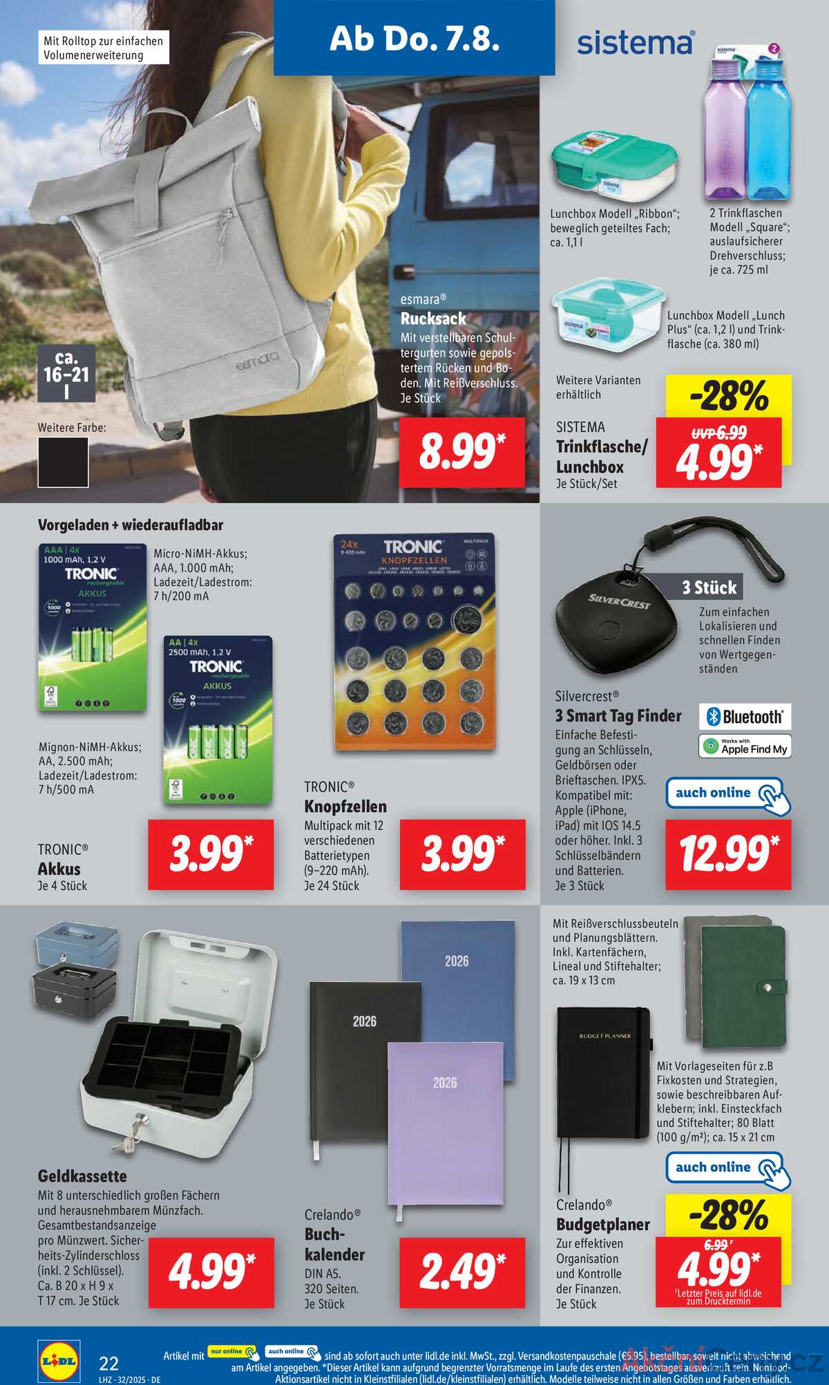 Leták Lidl Německo 4.8.-9.8.2025 strana 34