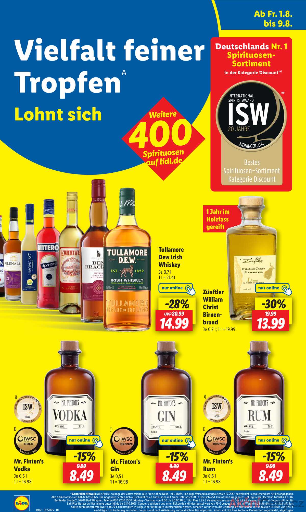 Leták Lidl Německo 4.8.-9.8.2025 strana 50
