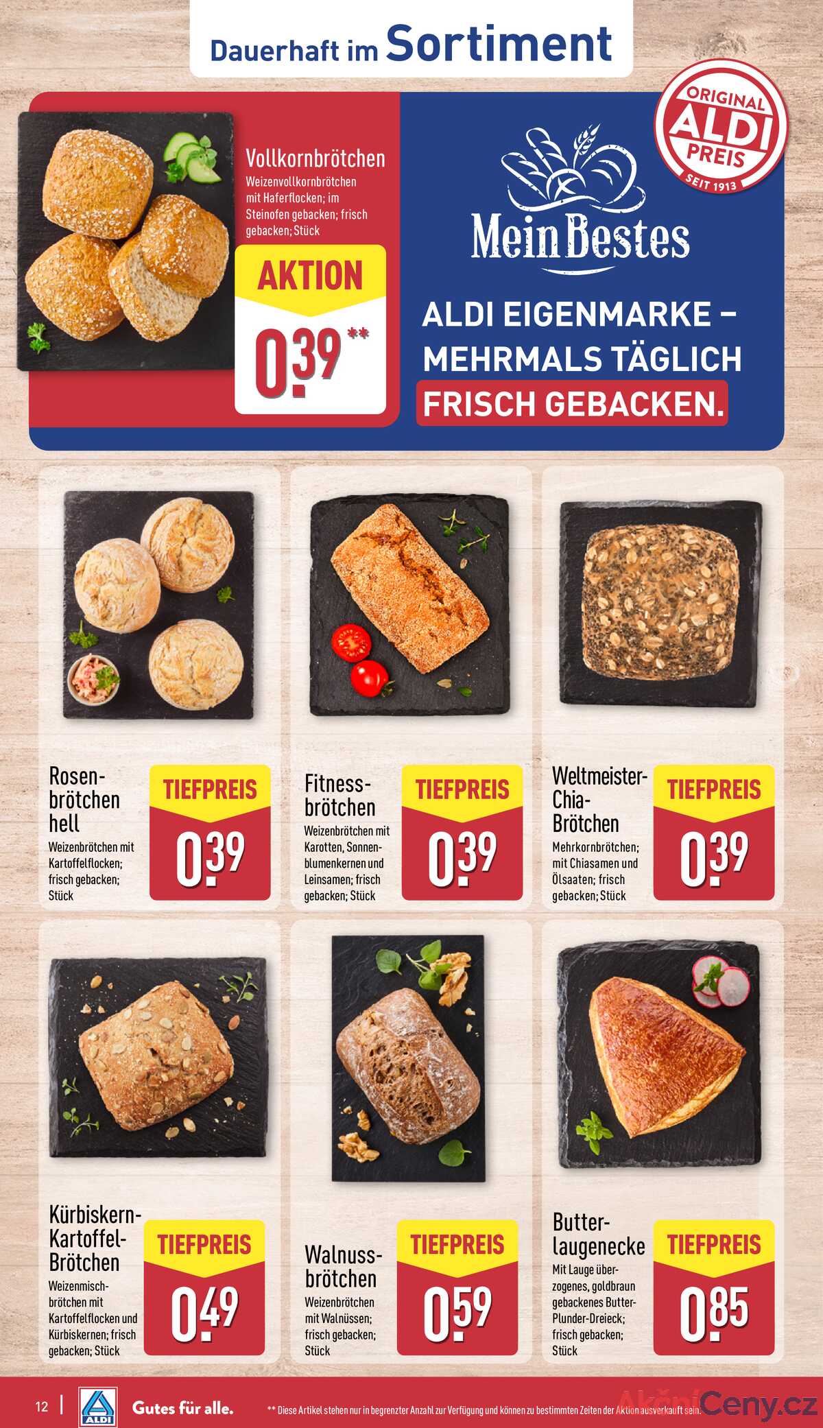 Leták ALDI Německo 11.8.-17.8.2025 strana 12