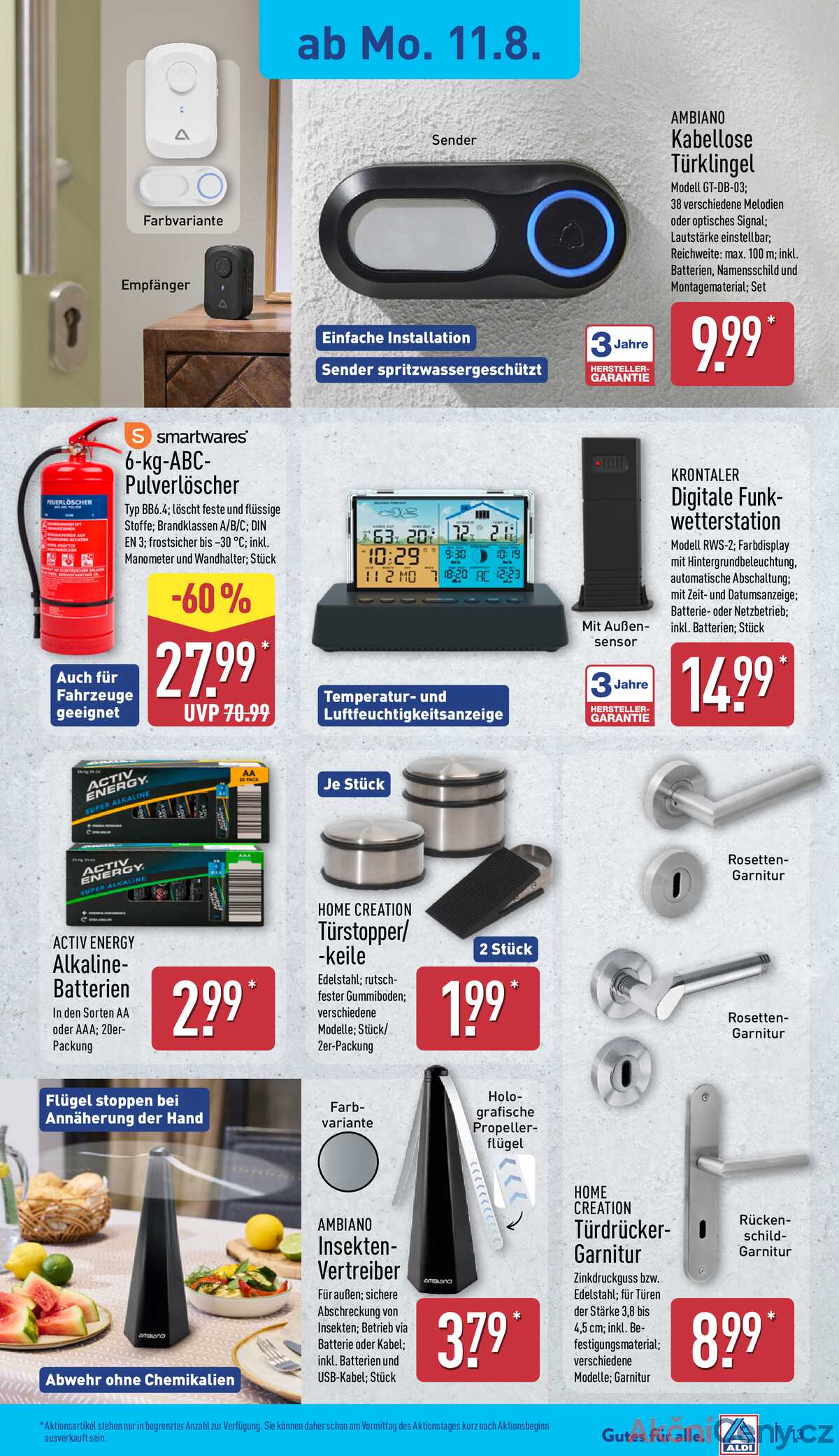 Leták ALDI Německo 11.8.-17.8.2025 strana 13