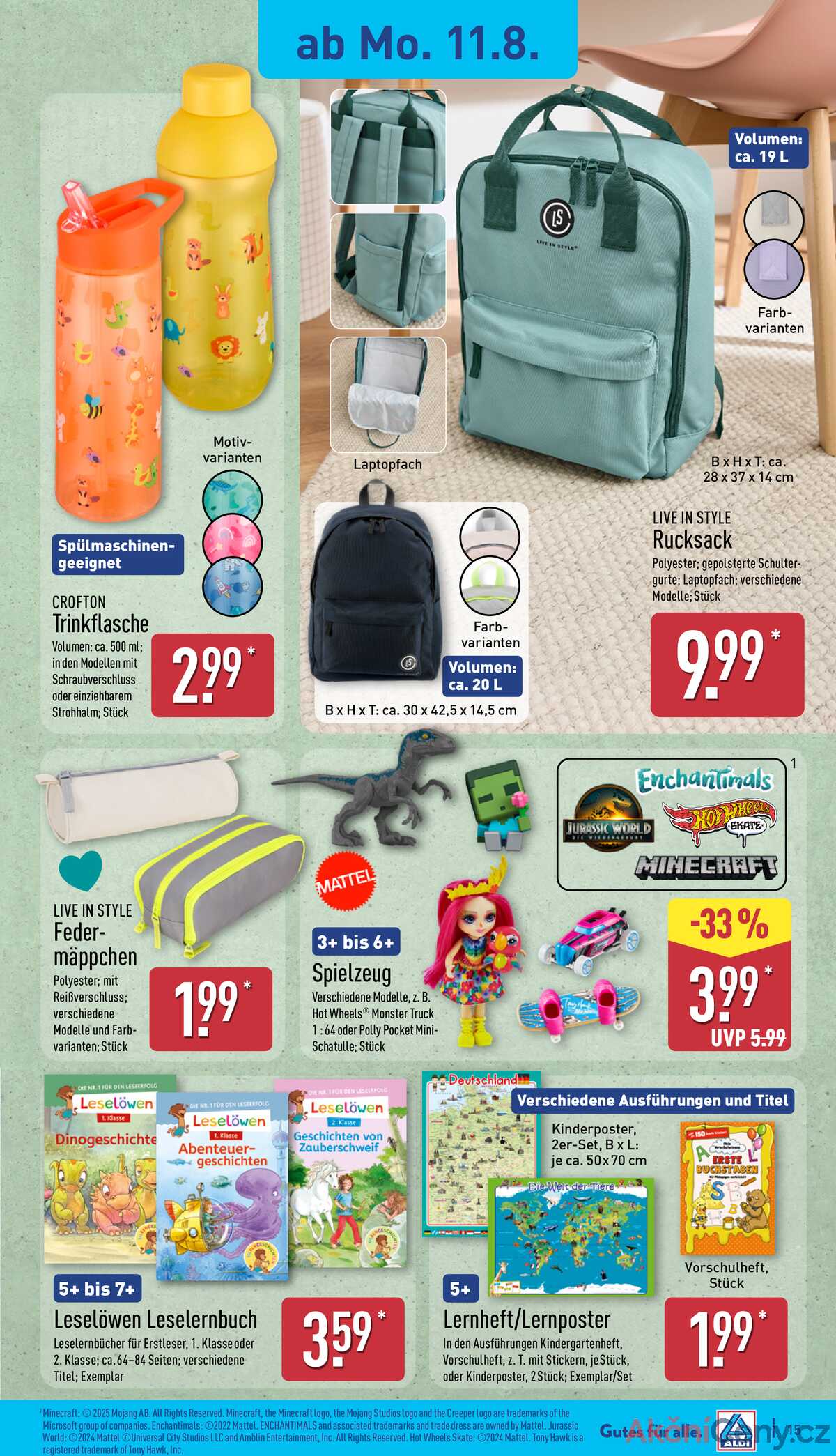 Leták ALDI Německo 11.8.-17.8.2025 strana 15