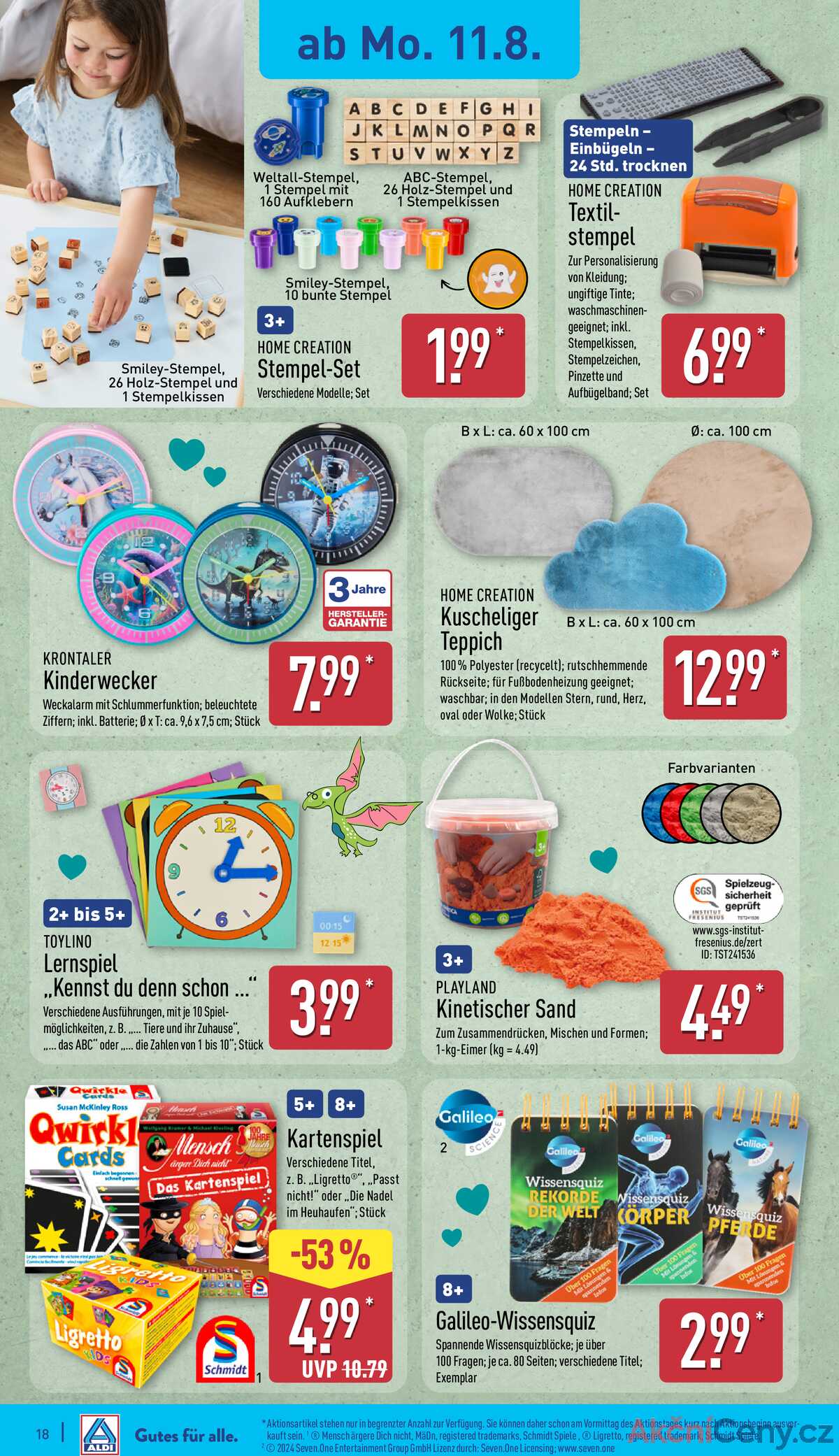 Leták ALDI Německo 11.8.-17.8.2025 strana 18