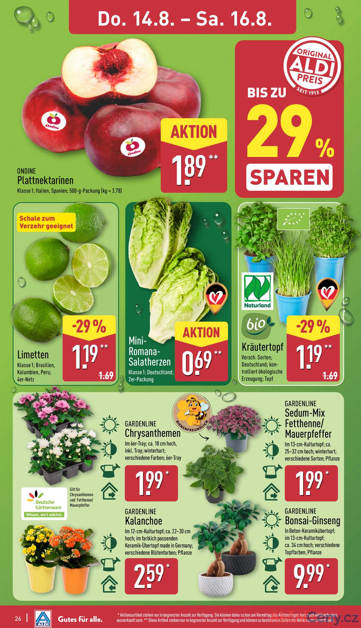Leták ALDI Německo 11.8.-17.8.2025 strana 26