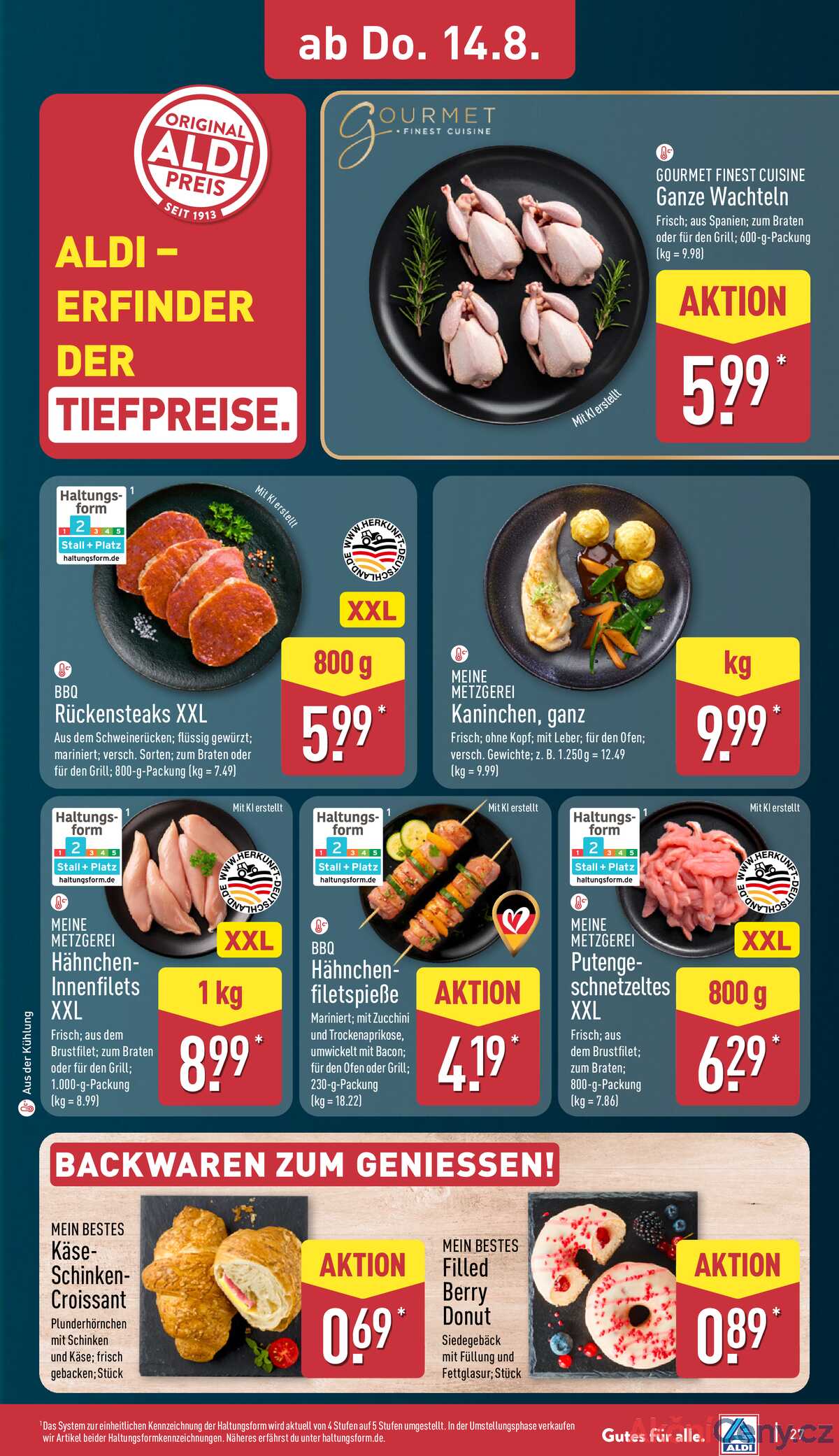 Leták ALDI Německo 11.8.-17.8.2025 strana 27