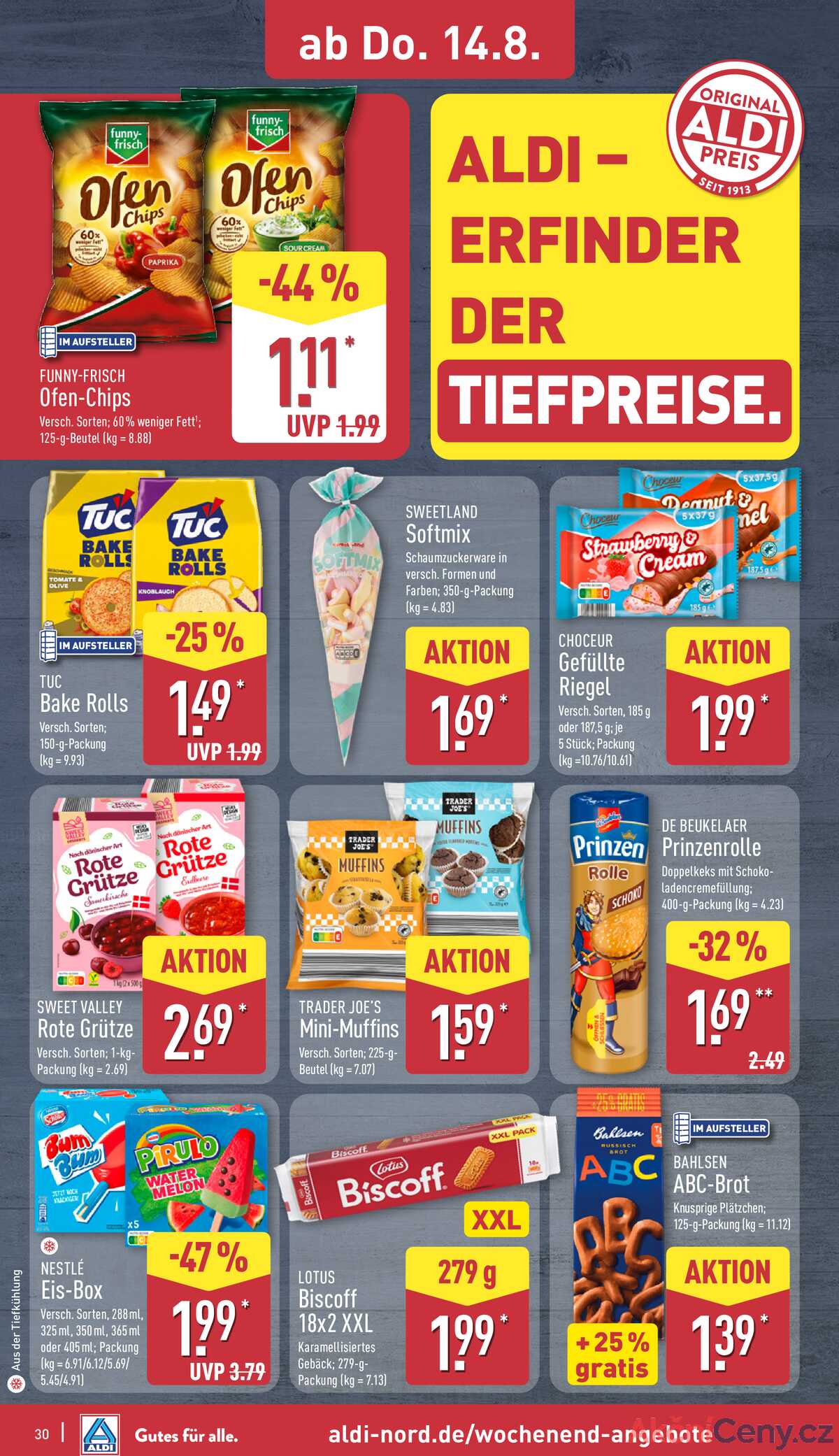 Leták ALDI Německo 11.8.-17.8.2025 strana 30