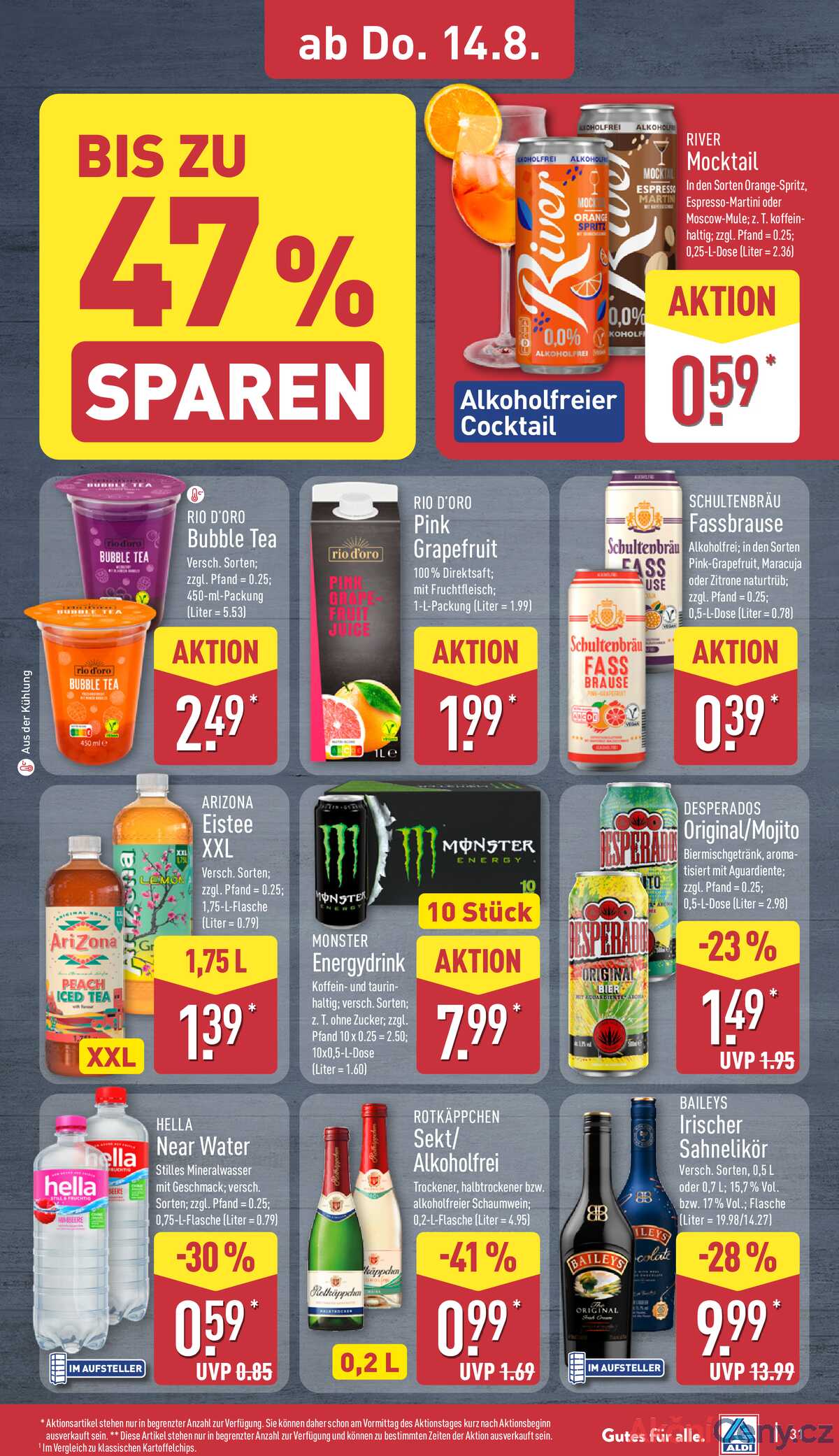 Leták ALDI Německo 11.8.-17.8.2025 strana 31