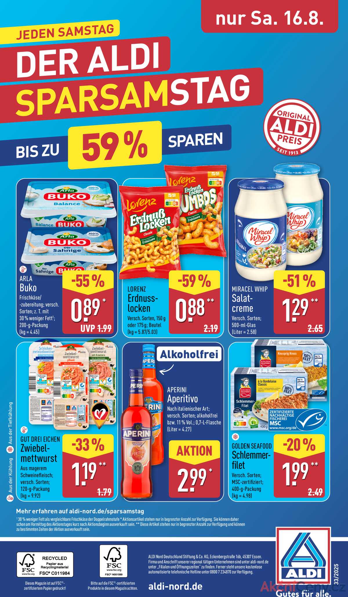 Leták ALDI Německo 11.8.-17.8.2025 strana 36