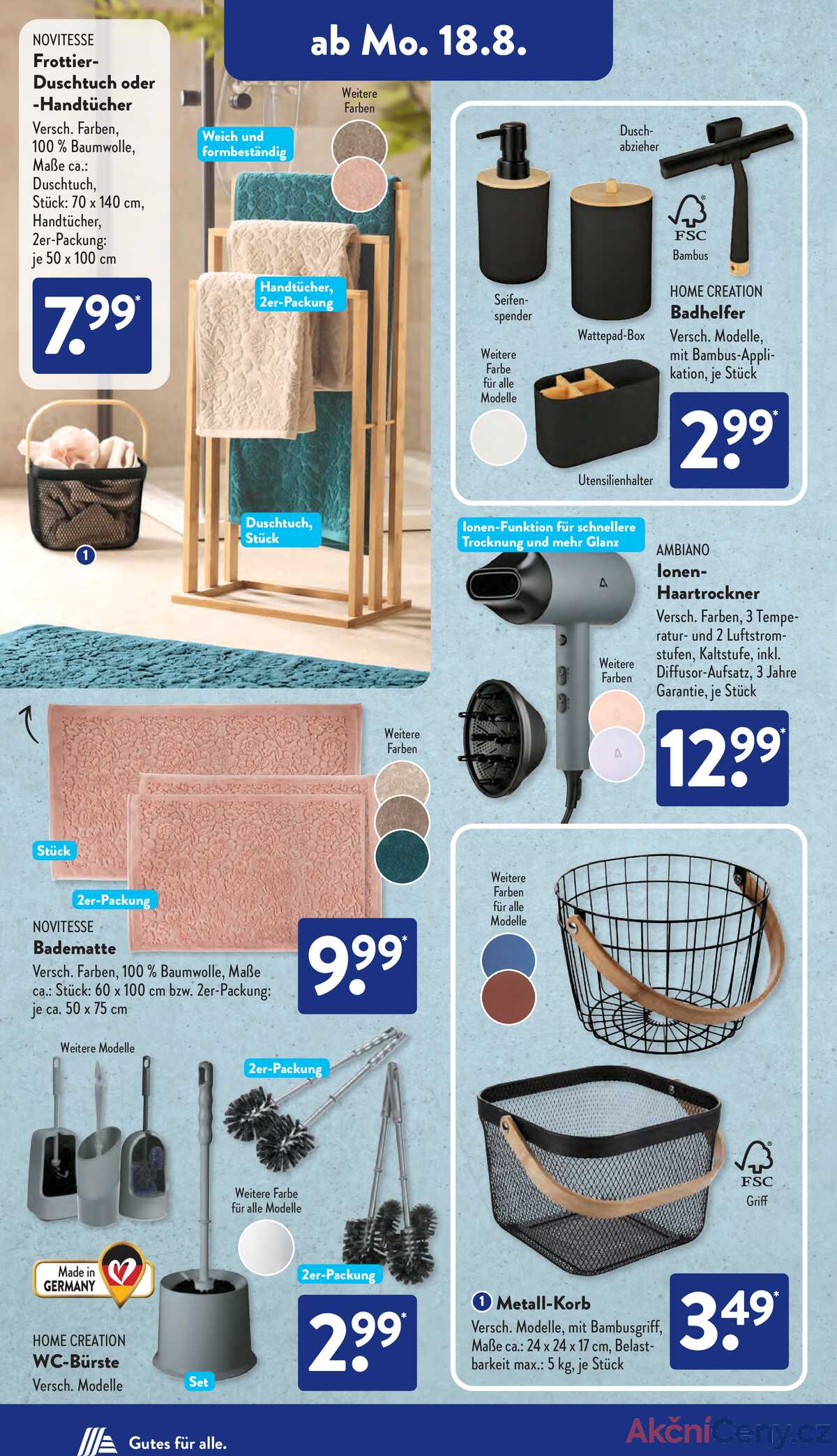 Leták ALDI SÜD Německo 18.8.-24.8.2025 strana 4