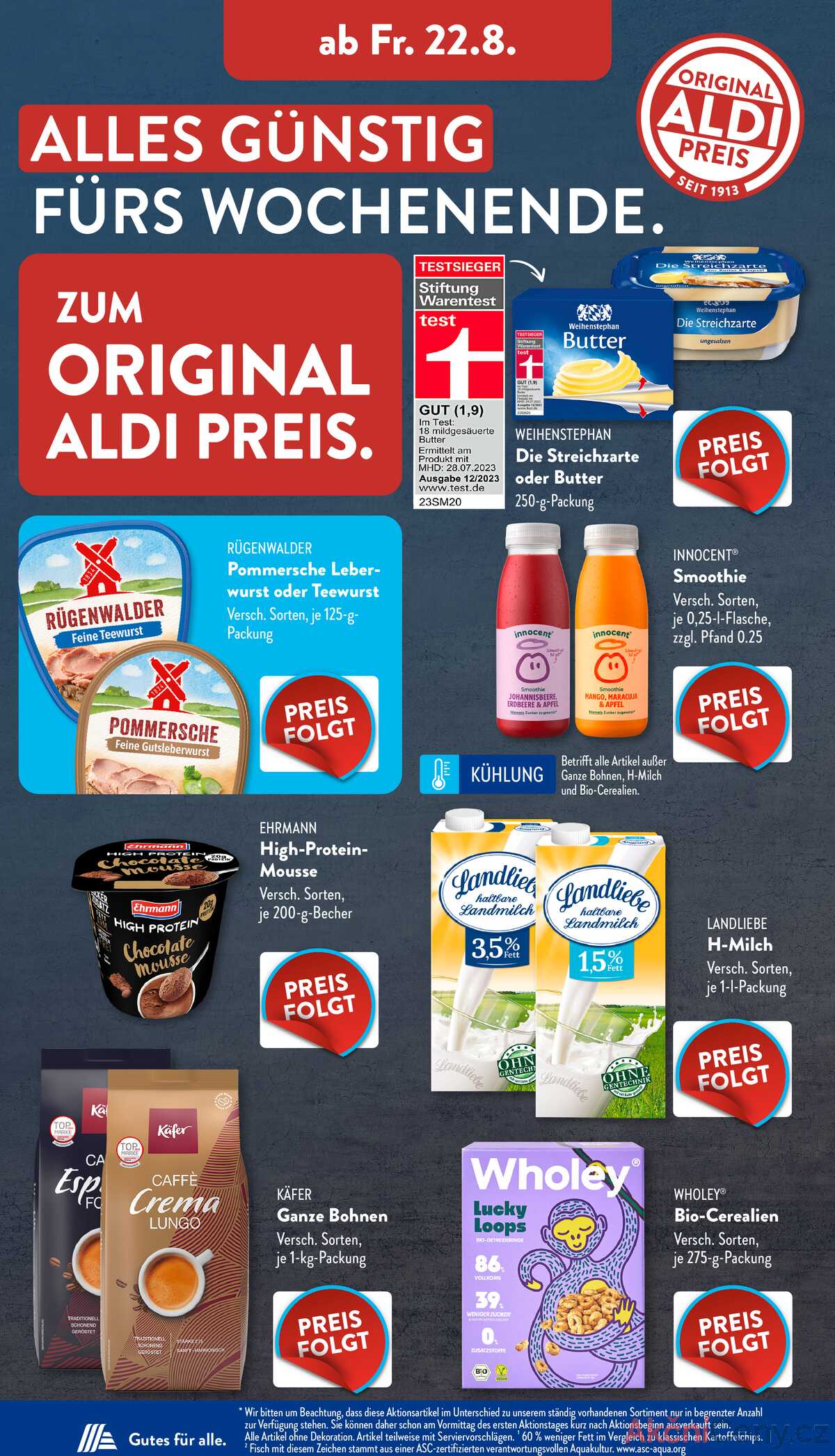 Leták ALDI SÜD Německo 18.8.-24.8.2025 strana 16