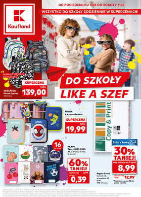 Leták Kaufland Polsko 4.8.-9.8.2025