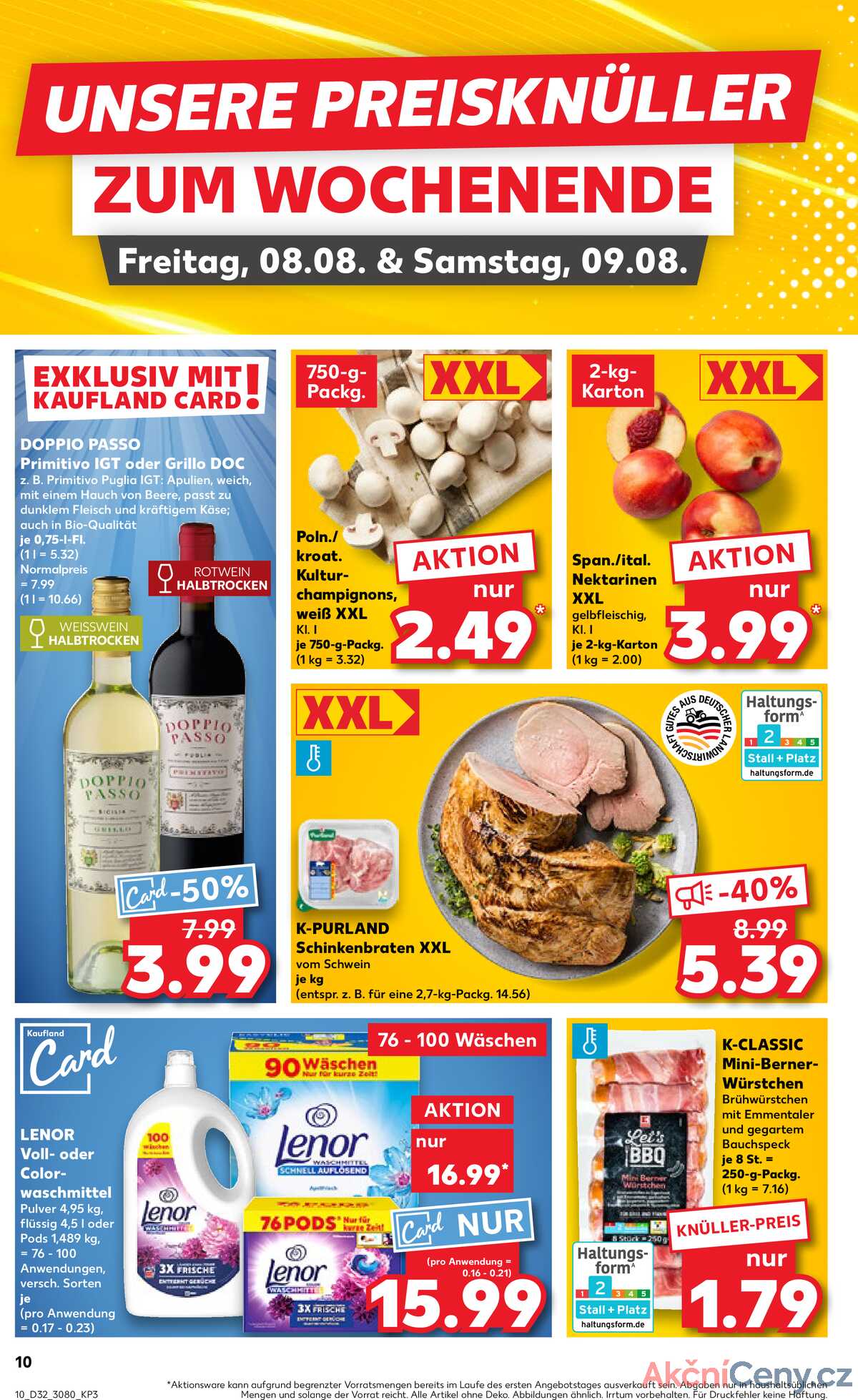 Leták Kaufland Německo 7.8.-13.8.2025 strana 10