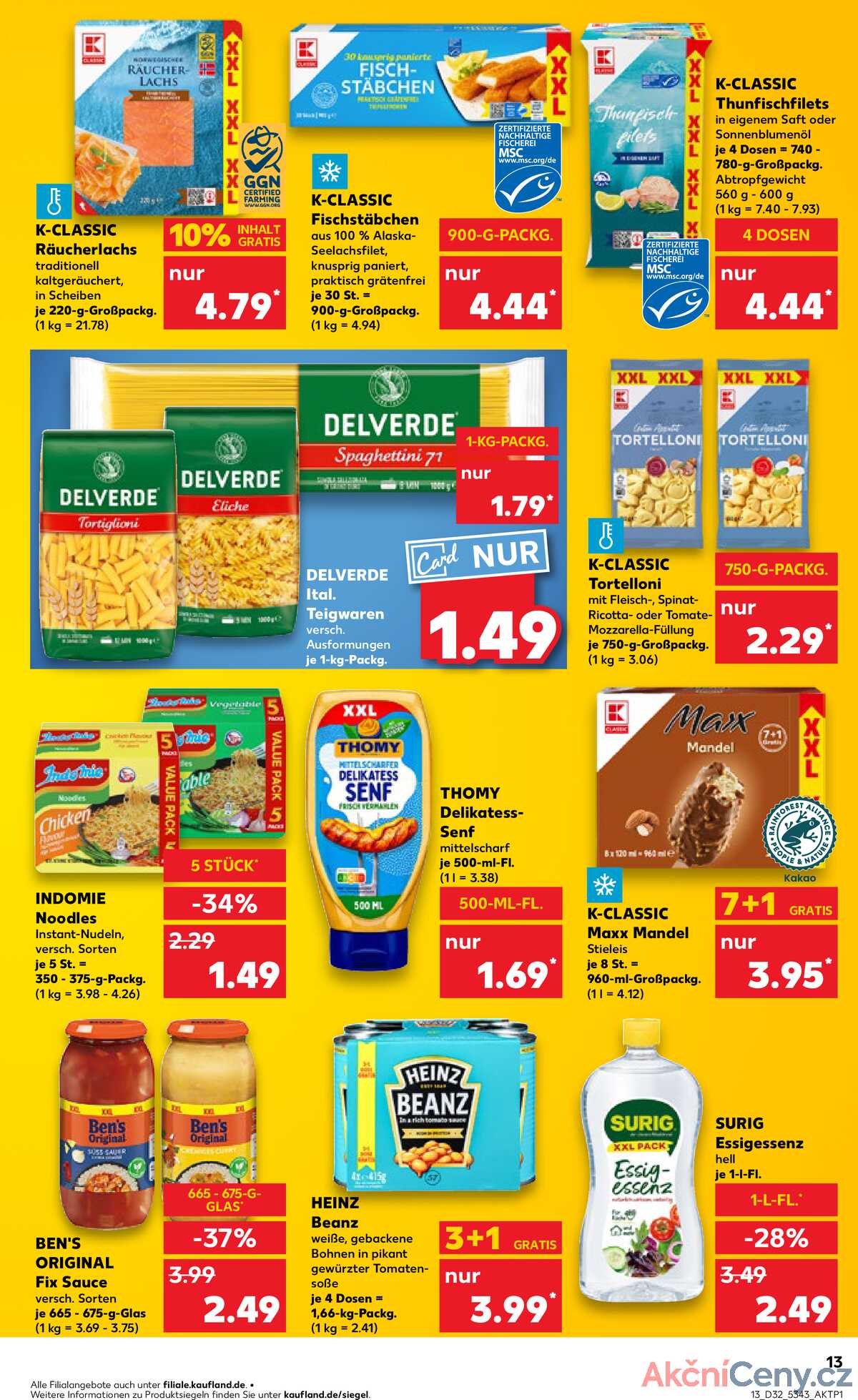 Leták Kaufland Německo 7.8.-13.8.2025 strana 13