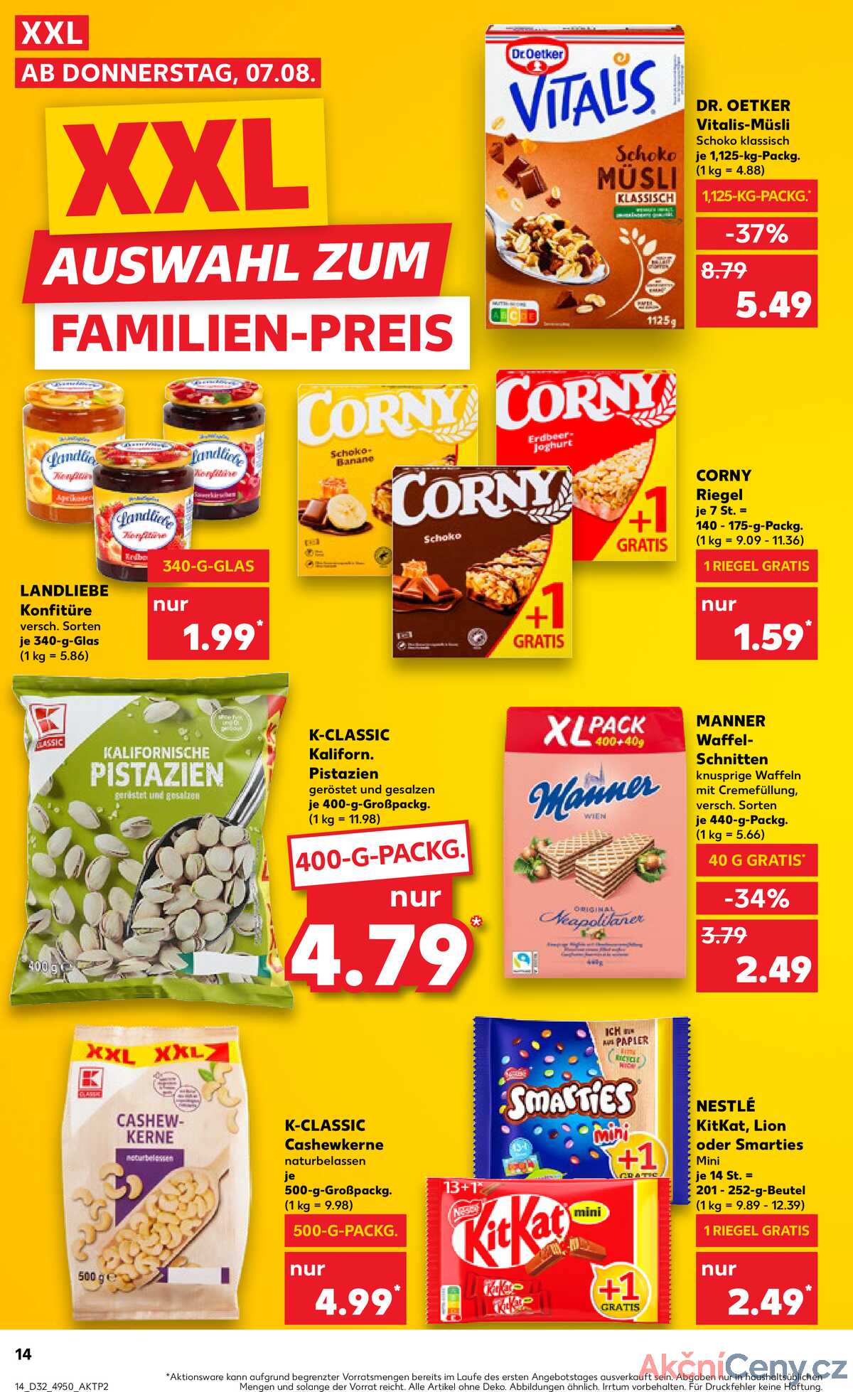 Leták Kaufland Německo 7.8.-13.8.2025 strana 14