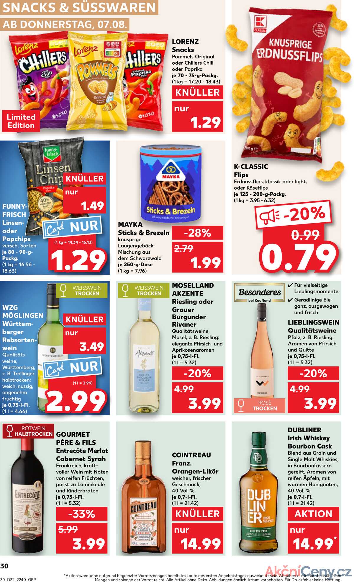 Leták Kaufland Německo 7.8.-13.8.2025 strana 30