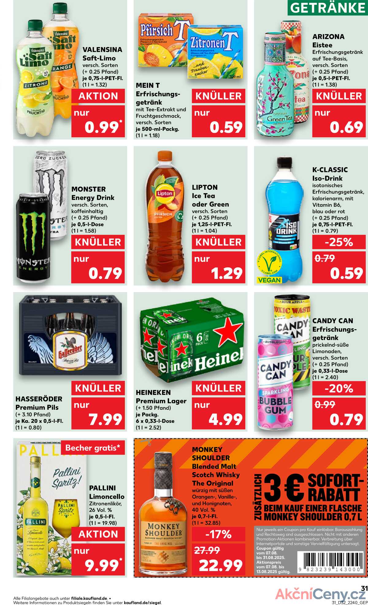 Leták Kaufland Německo 7.8.-13.8.2025 strana 31