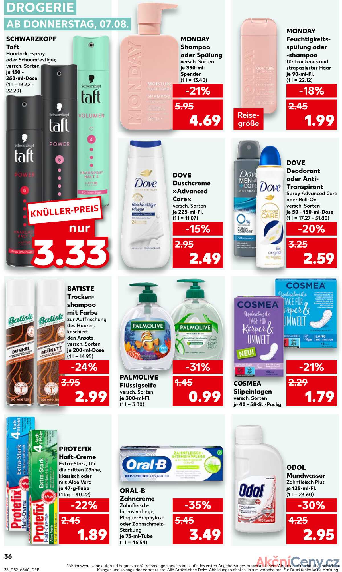 Leták Kaufland Německo 7.8.-13.8.2025 strana 36