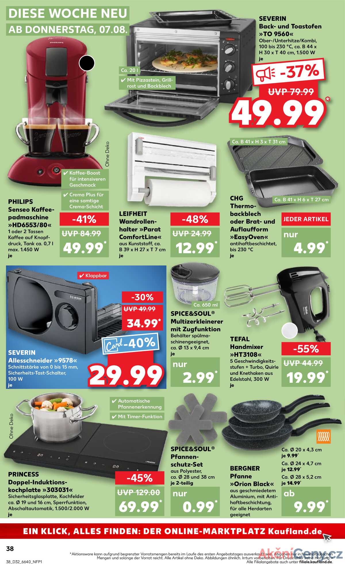 Leták Kaufland Německo 7.8.-13.8.2025 strana 38