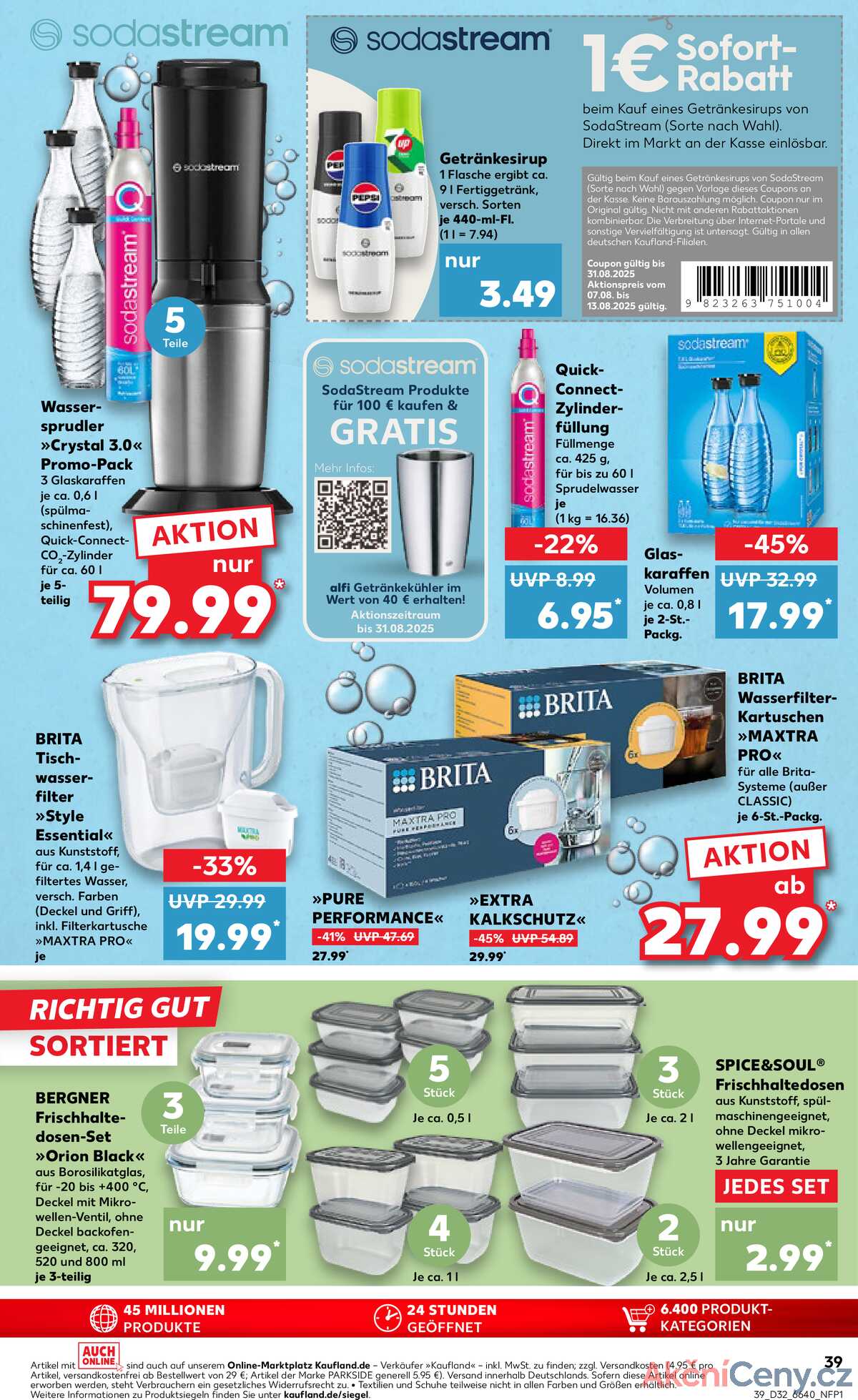 Leták Kaufland Německo 7.8.-13.8.2025 strana 39