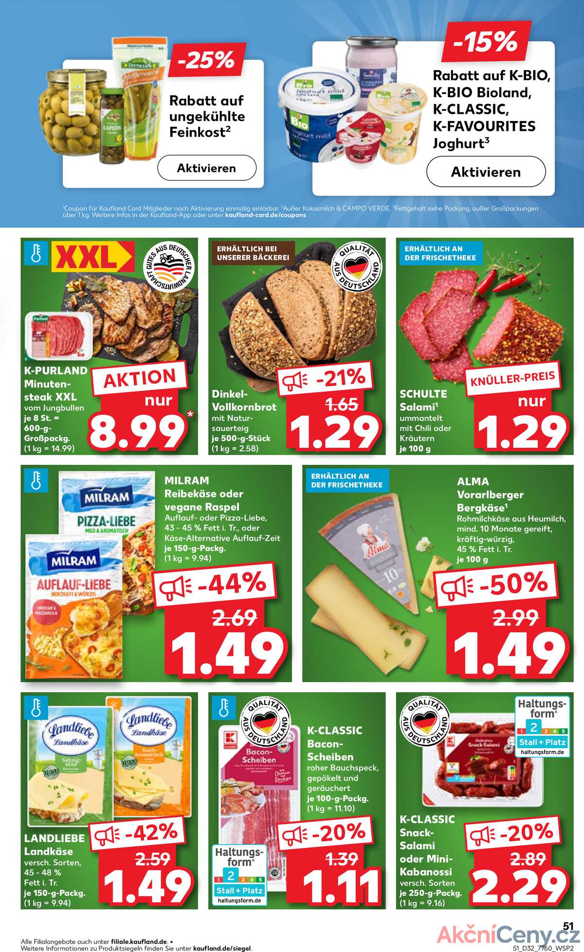 Leták Kaufland Německo 7.8.-13.8.2025 strana 51