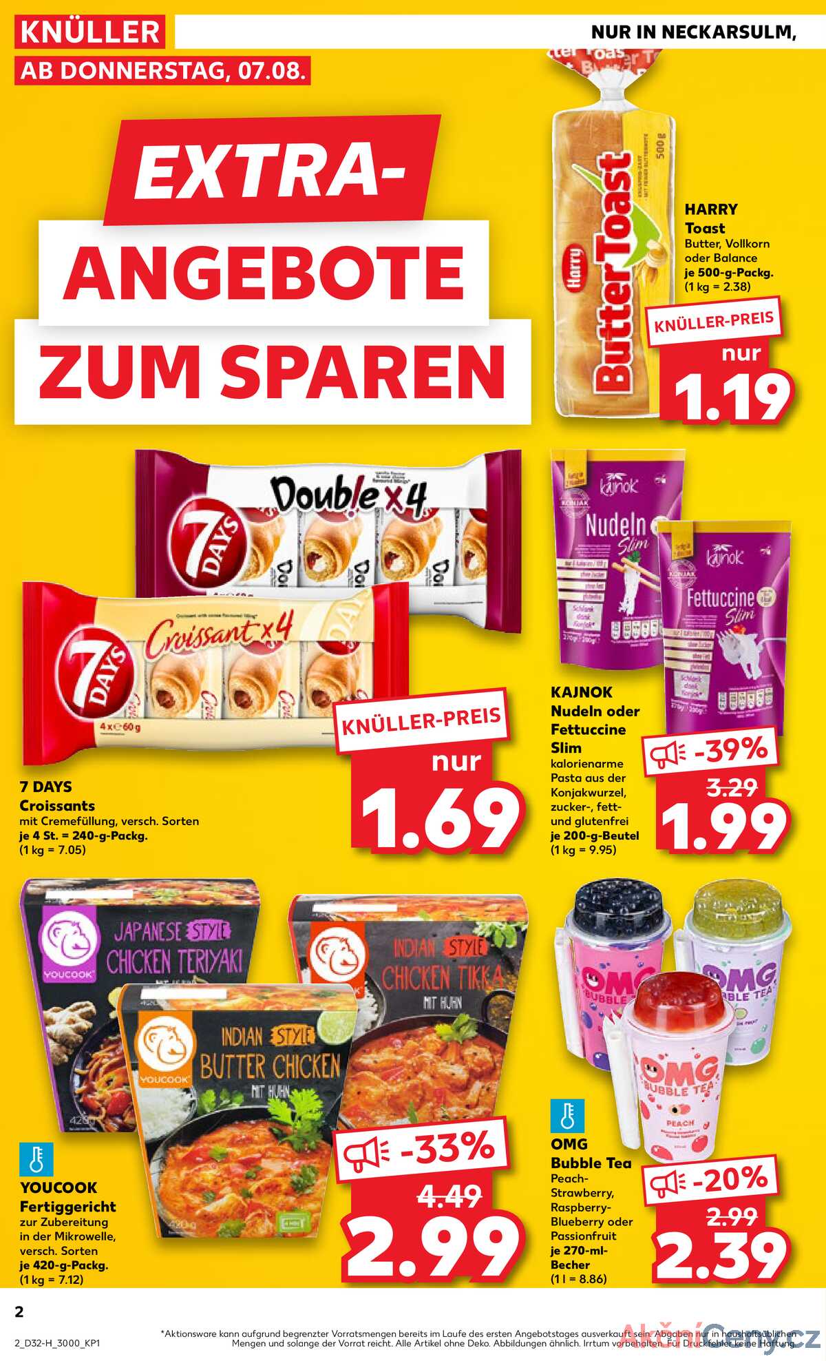 Leták Kaufland Německo 7.8.-13.8.2025 strana 2