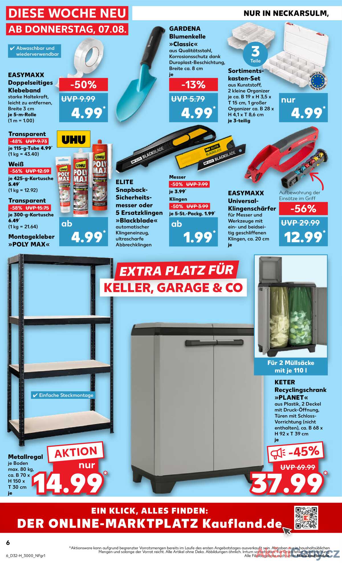 Leták Kaufland Německo 7.8.-13.8.2025 strana 6