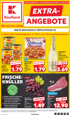 Leták Kaufland Německo 7.8.-13.8.2025