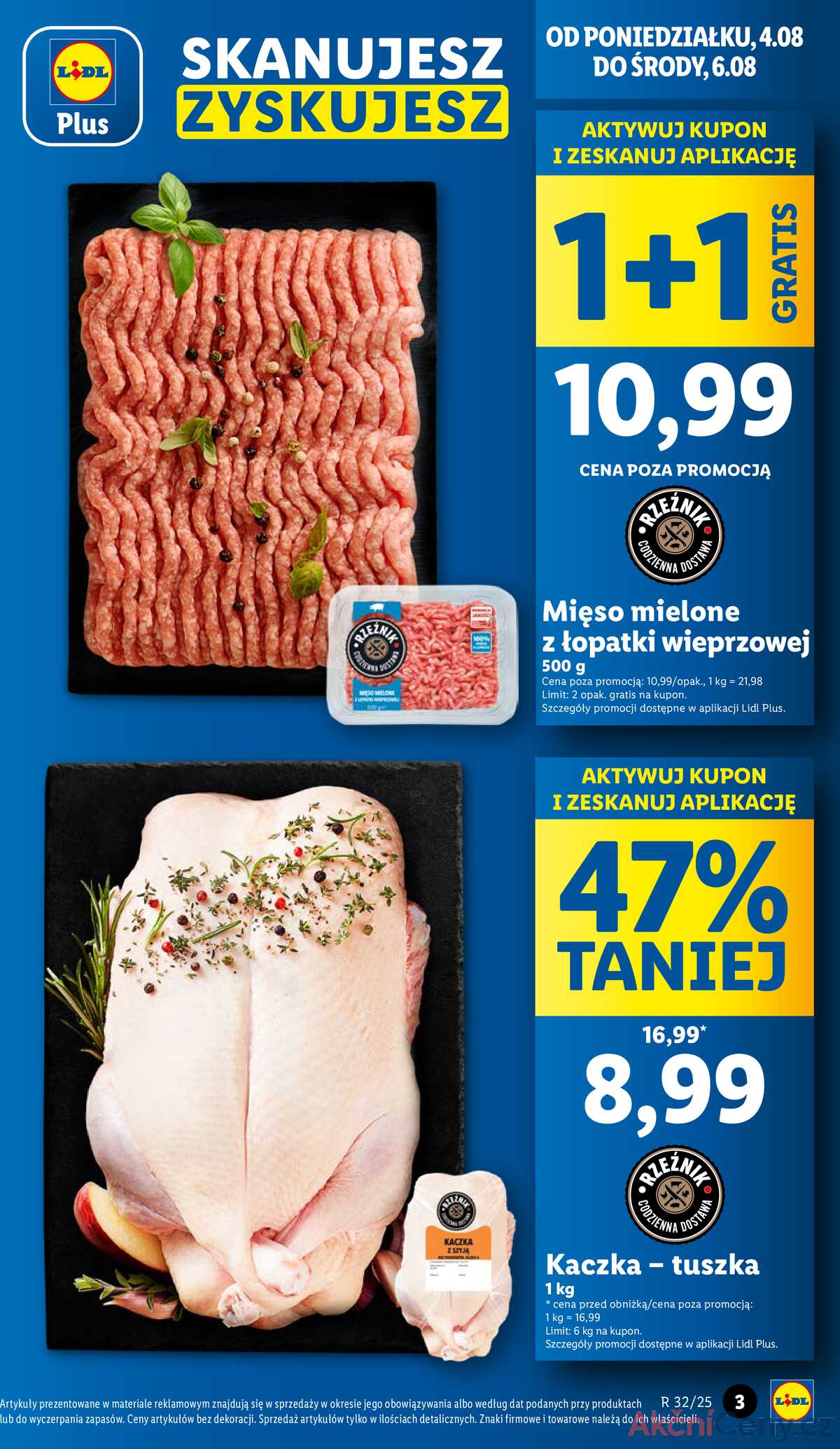 Leták Lidl Polsko 4.8.-6.8.2025 strana 3