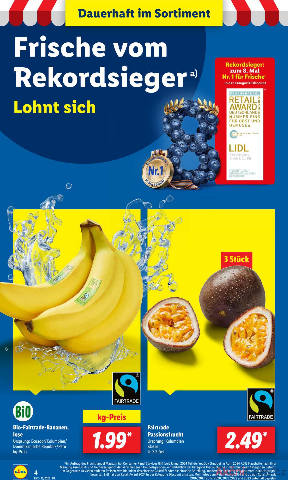 Leták Lidl Německo 11.8.-16.8.2025 strana 4