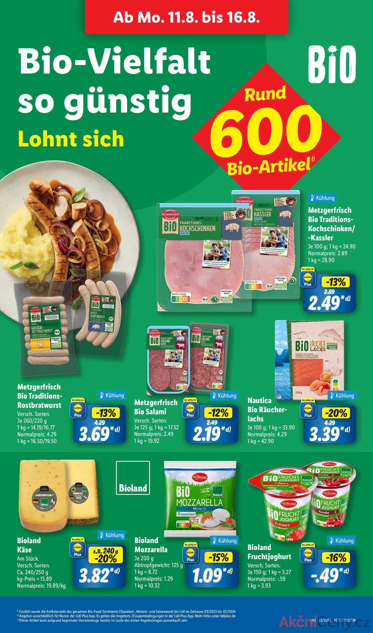 Leták Lidl Německo 11.8.-16.8.2025 strana 9