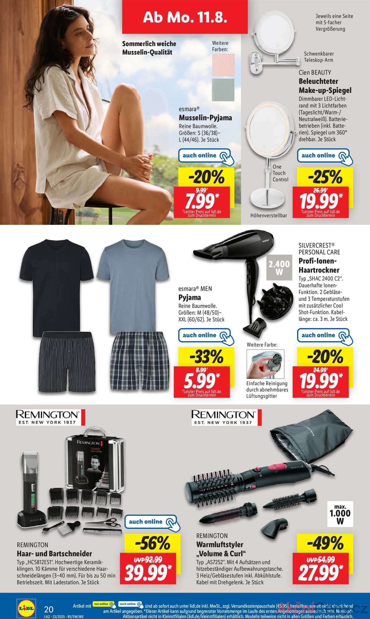 Leták Lidl Německo 11.8.-16.8.2025 strana 30
