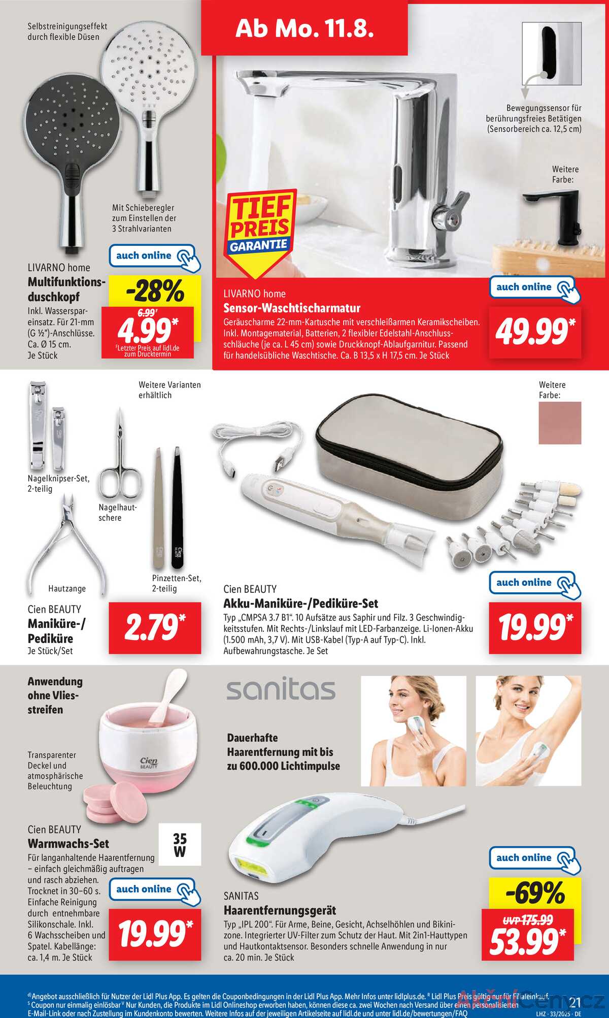 Leták Lidl Německo 11.8.-16.8.2025 strana 31