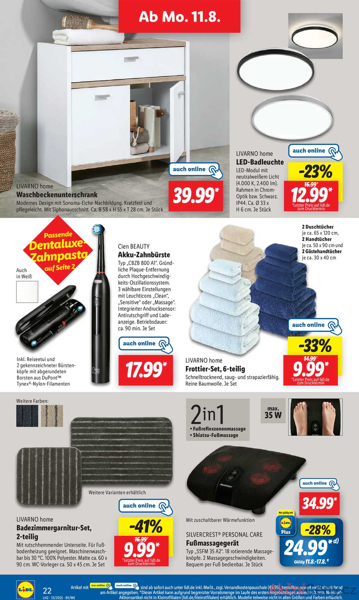 Leták Lidl Německo 11.8.-16.8.2025 strana 32