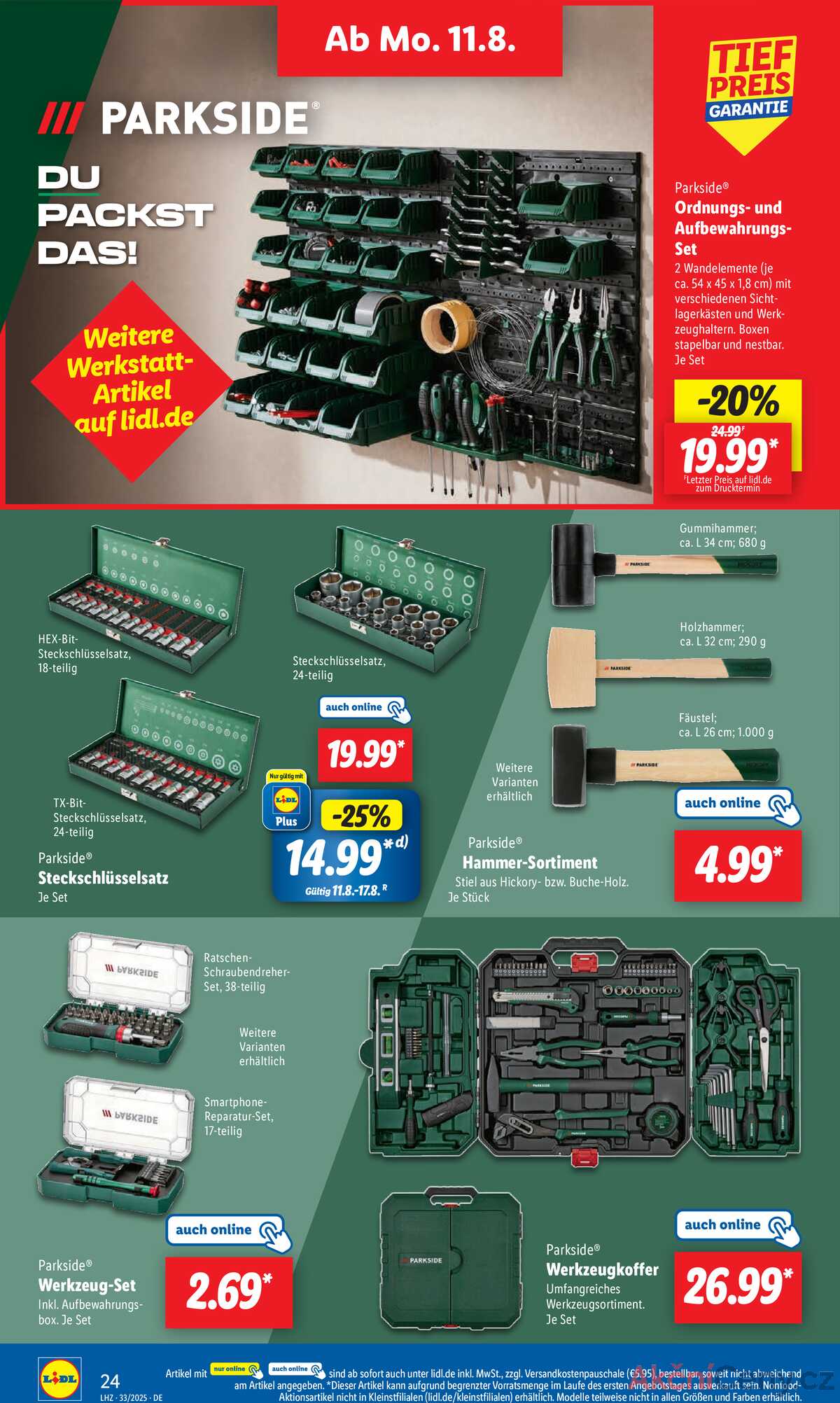Leták Lidl Německo 11.8.-16.8.2025 strana 34