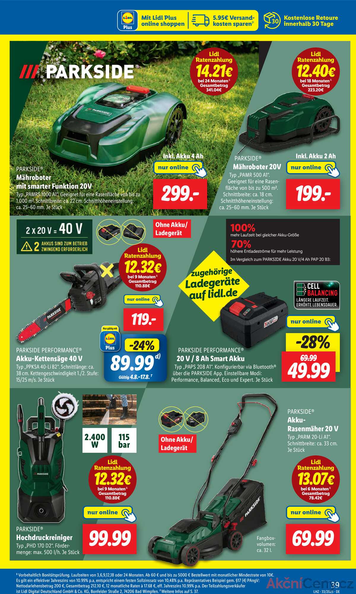Leták Lidl Německo 11.8.-16.8.2025 strana 39