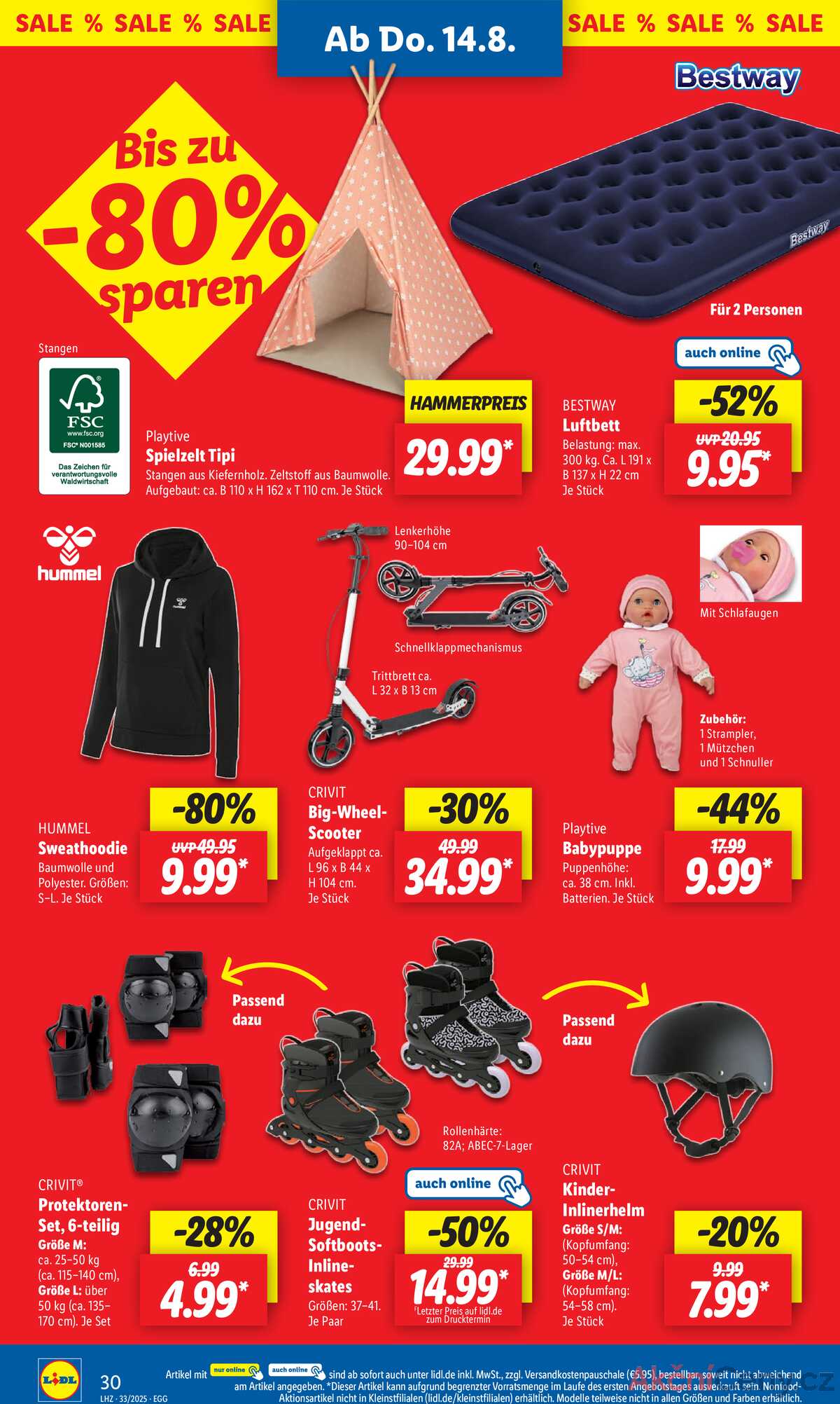 Leták Lidl Německo 11.8.-16.8.2025 strana 44