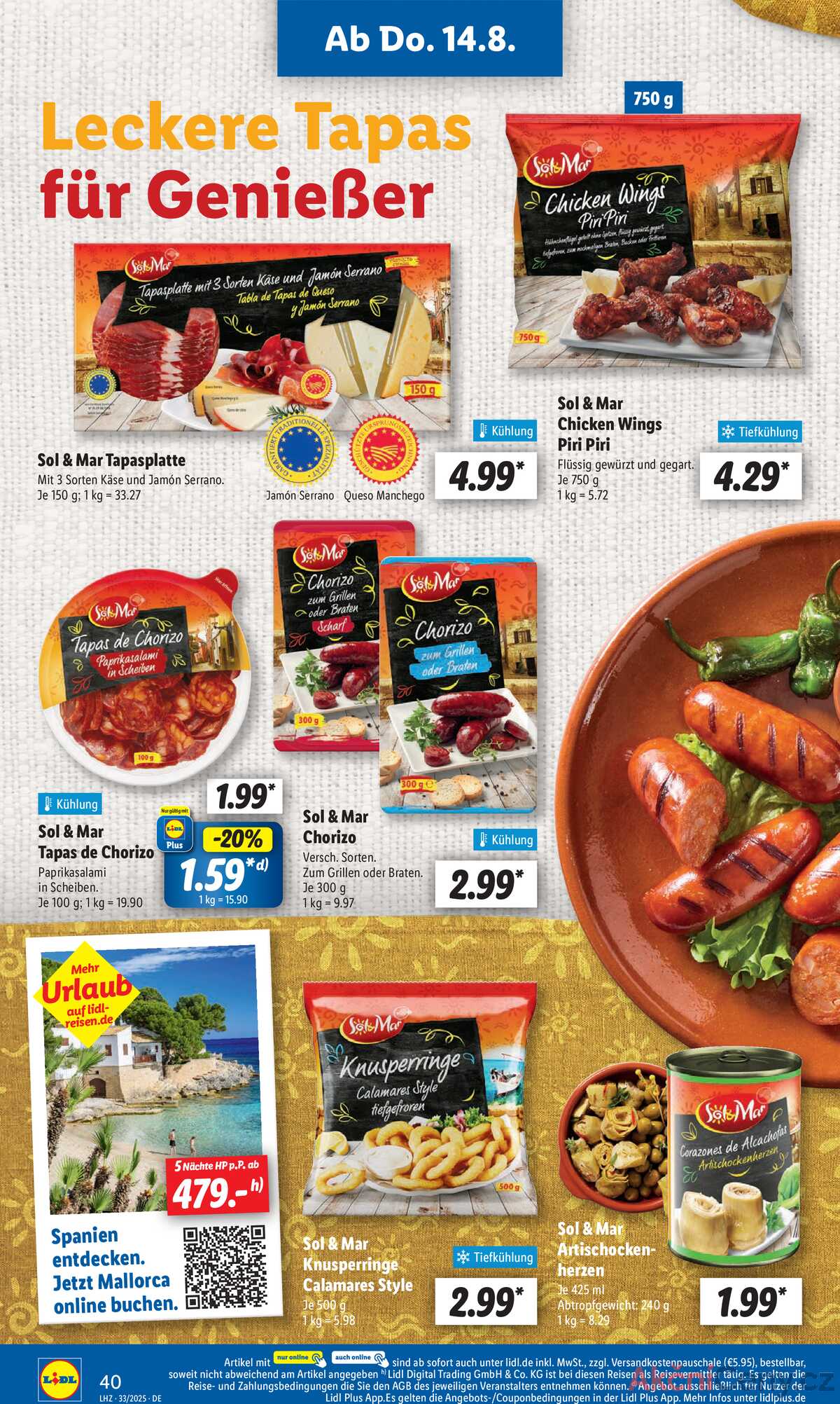 Leták Lidl Německo 11.8.-16.8.2025 strana 52