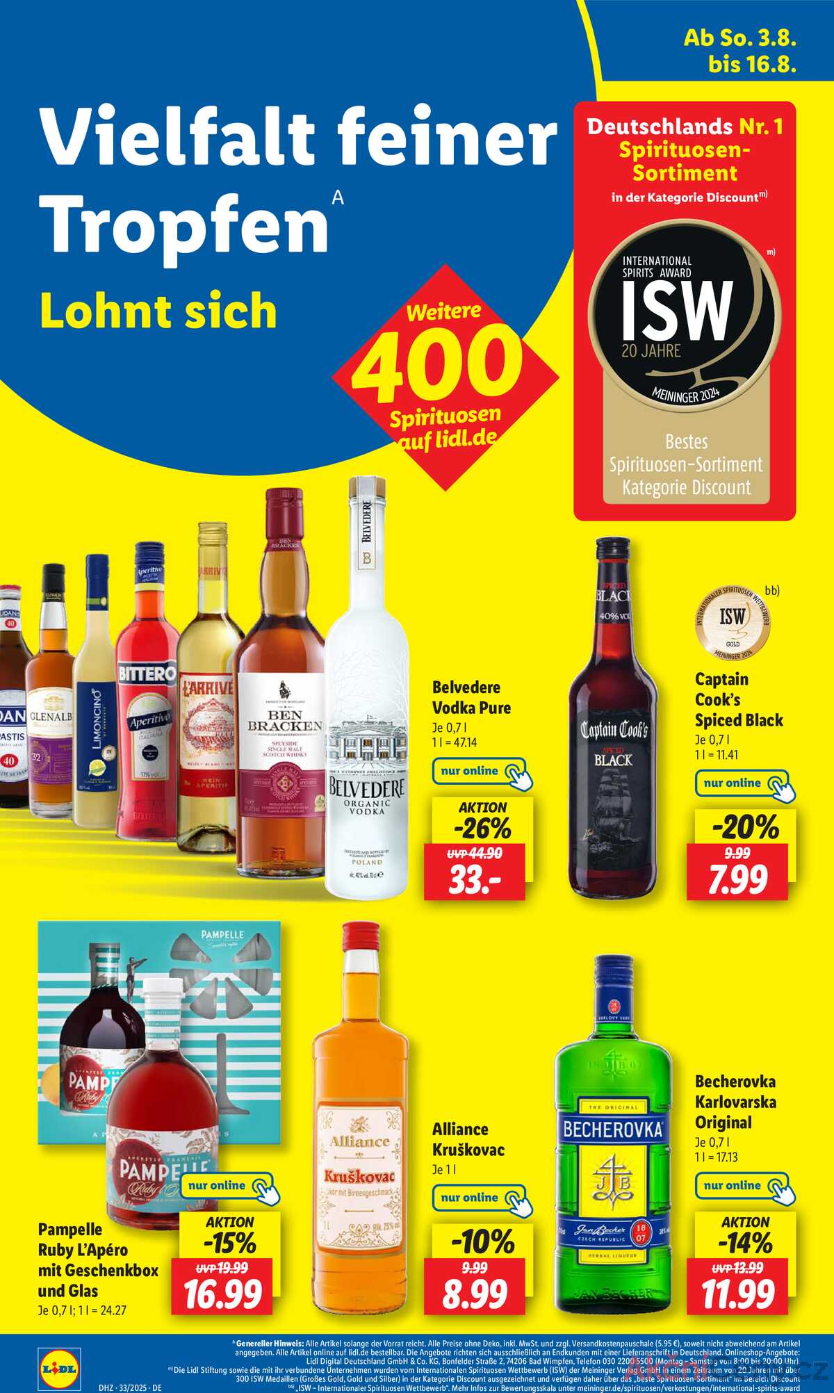 Leták Lidl Německo 11.8.-16.8.2025 strana 58