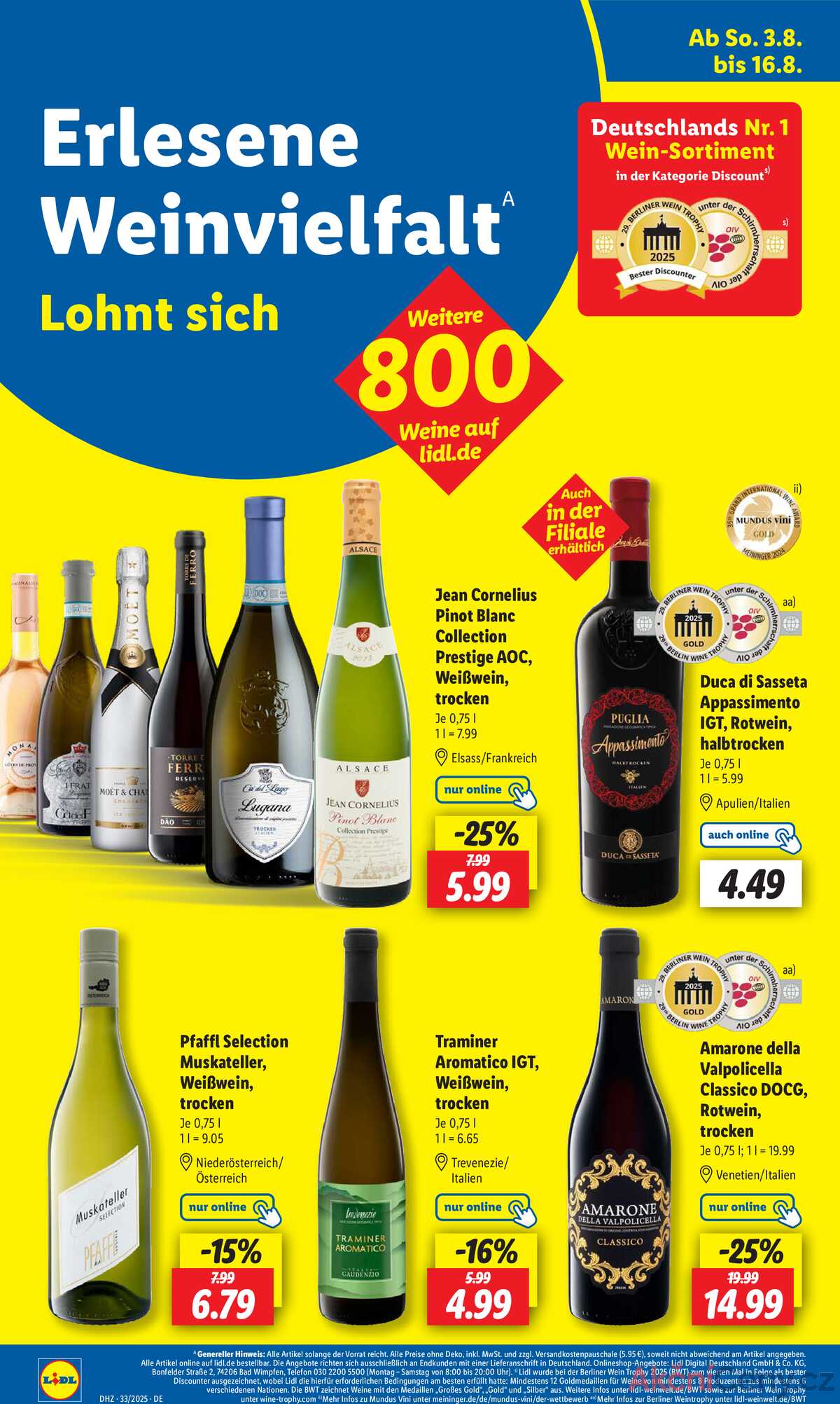 Leták Lidl Německo 11.8.-16.8.2025 strana 60