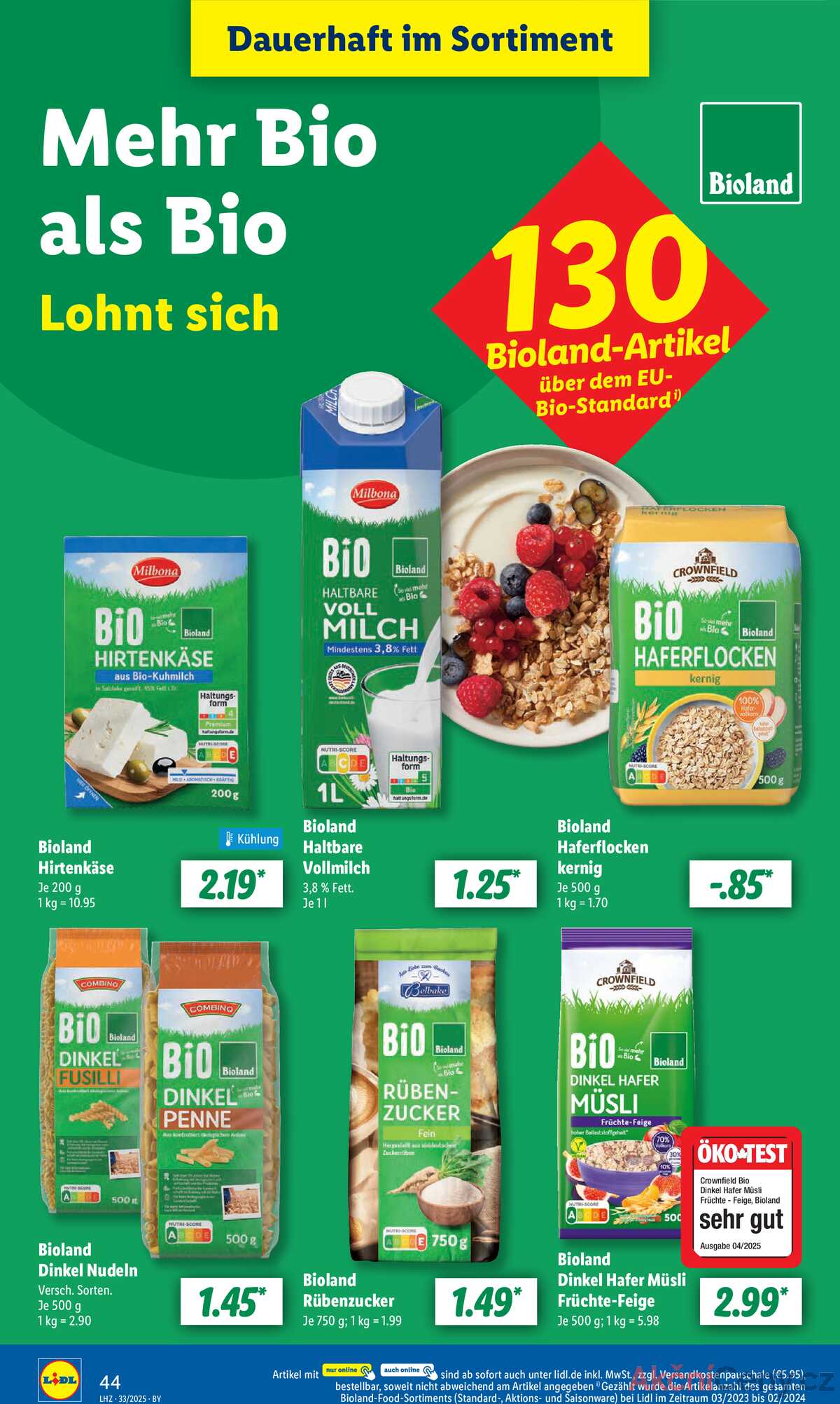 Leták Lidl Německo 11.8.-16.8.2025 strana 62