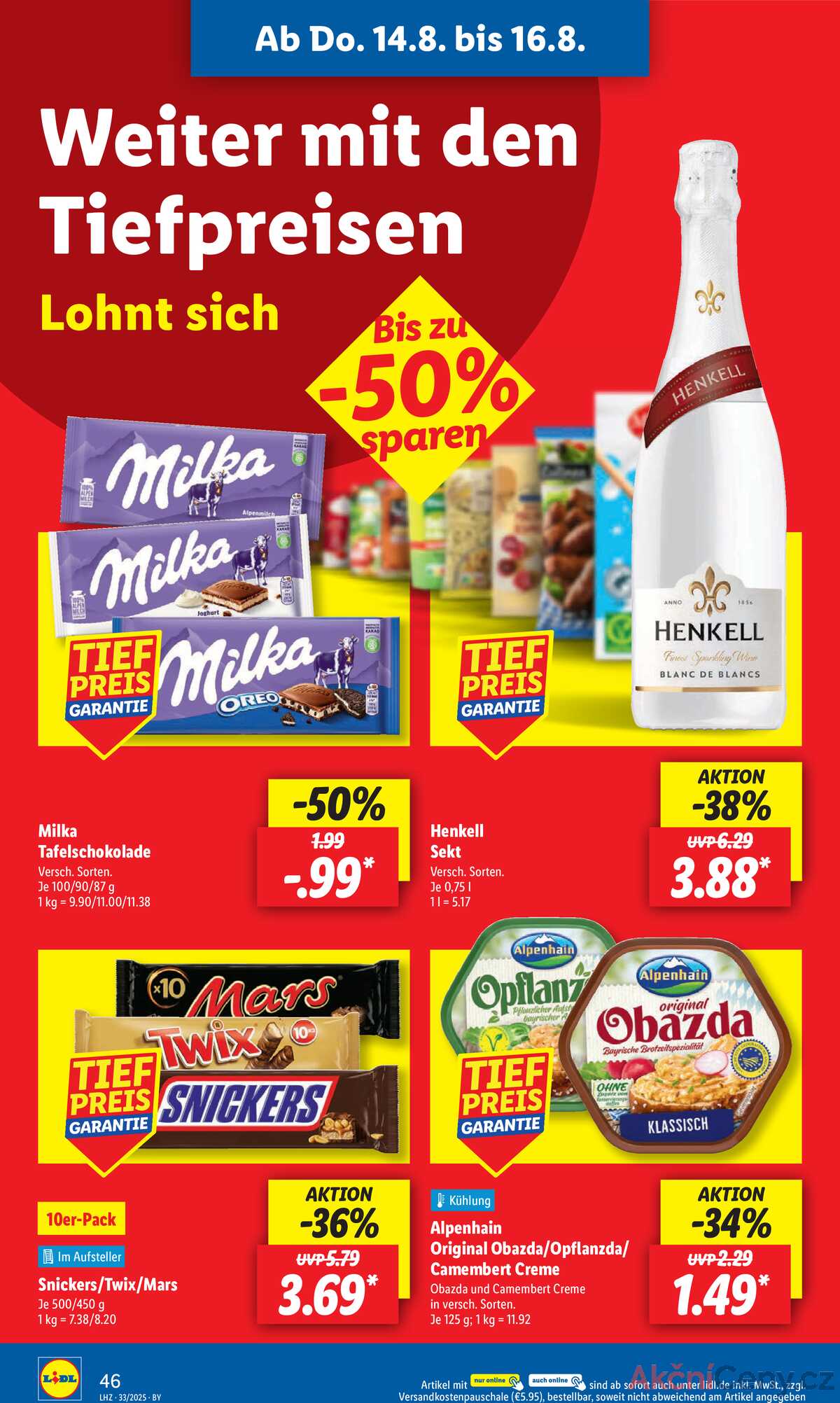 Leták Lidl Německo 11.8.-16.8.2025 strana 64