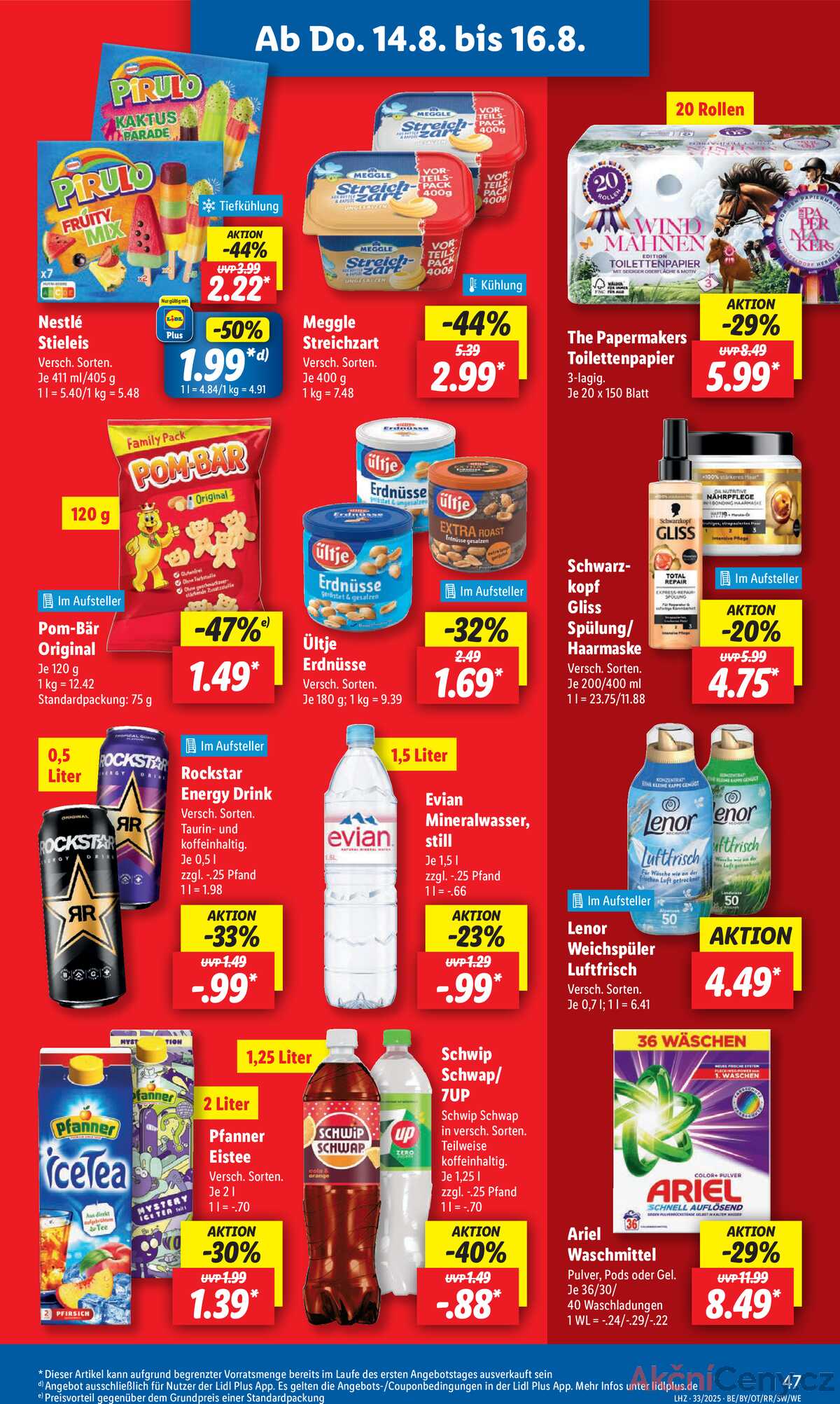 Leták Lidl Německo 11.8.-16.8.2025 strana 65