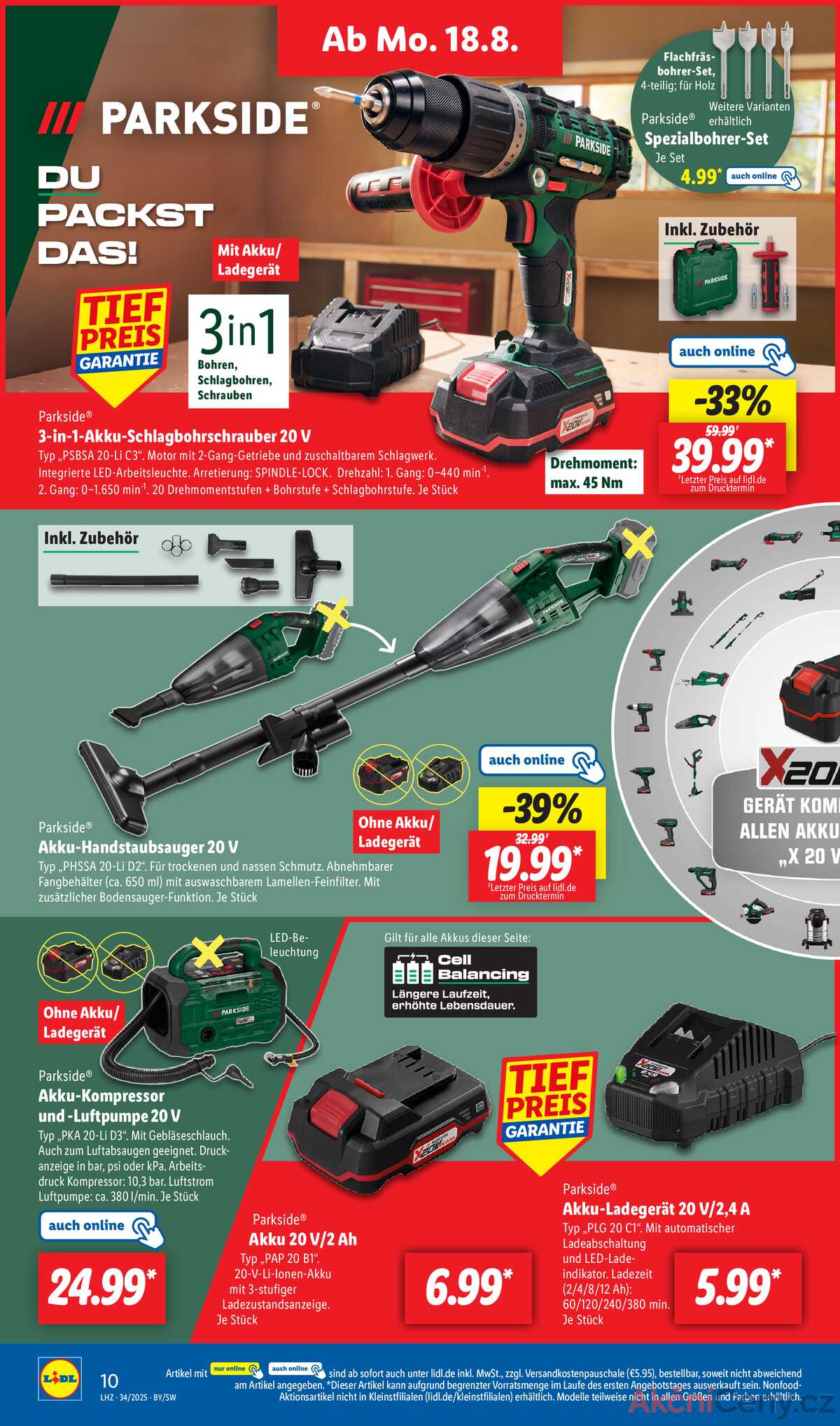 Leták Lidl Německo 18.8.-23.8.2025 strana 2