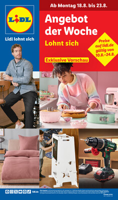 Leták Lidl Německo 18.8.-23.8.2025
