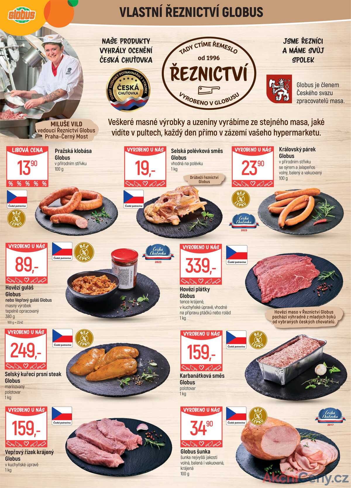 Akční leták Globus 6.8. - 12.8.2025 - Globus Praha - Centrum Černý Most strana 5