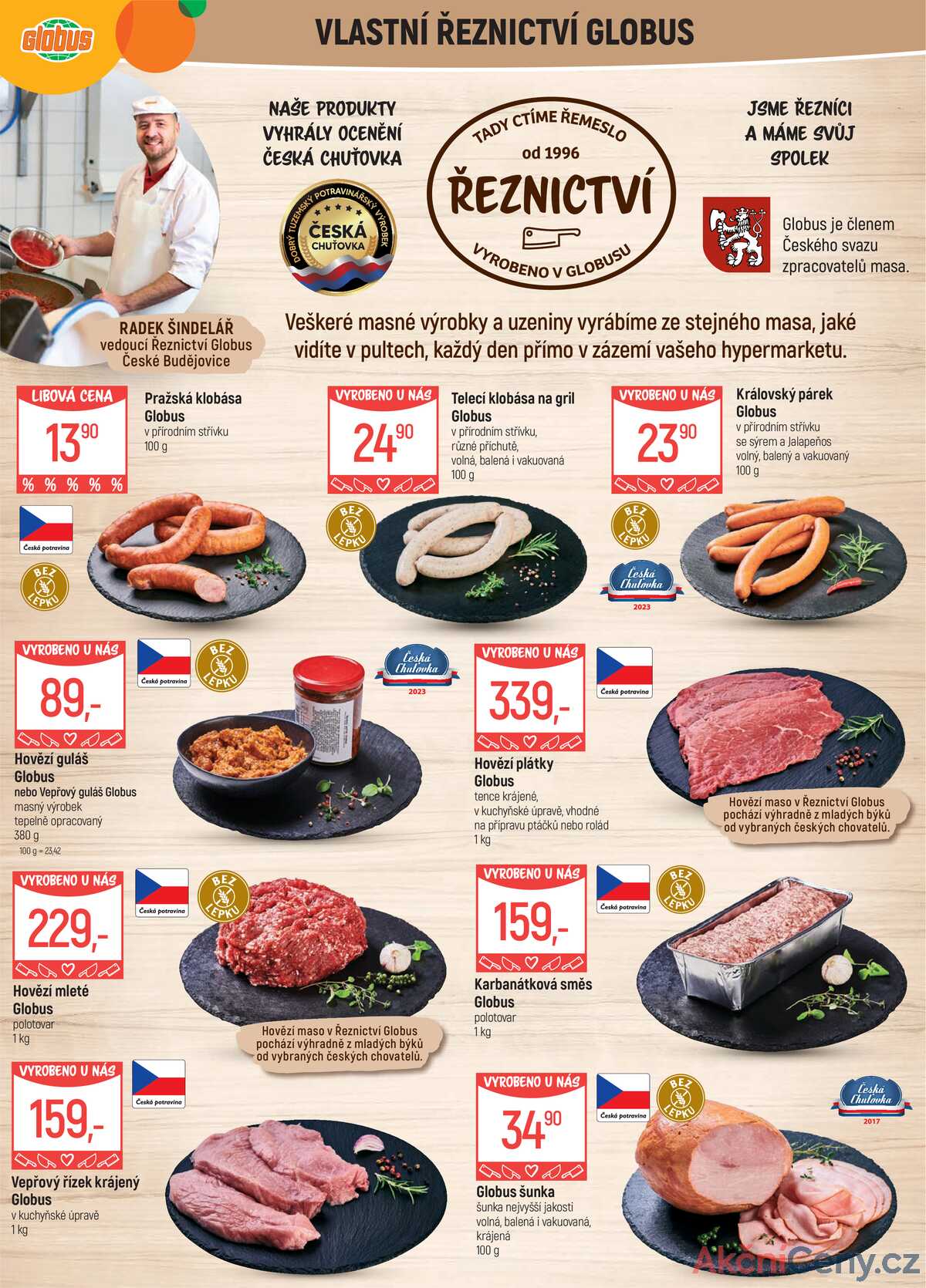Akční leták Globus 6.8. - 12.8.2025 - Globus České Budějovice strana 5